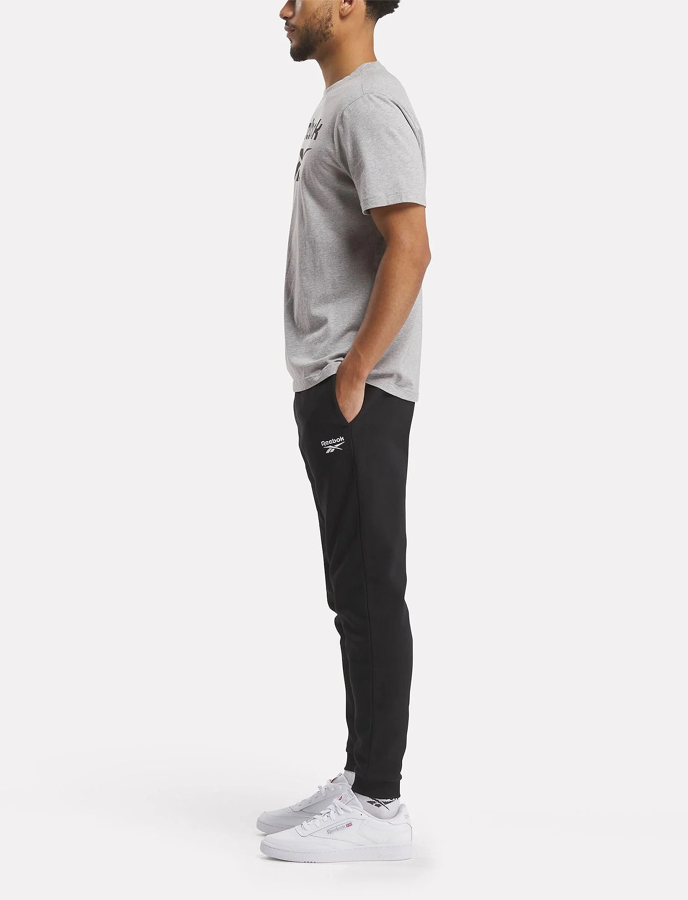Reebok Performance - REEBOK IDENTITY SMALL LOGO FLEECE J - pantalons - black - 3