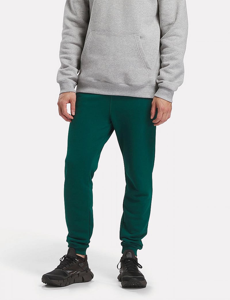 Reebok Performance - REEBOK IDENTITY SMALL LOGO FLEECE J - püksid - collegiate green - 0