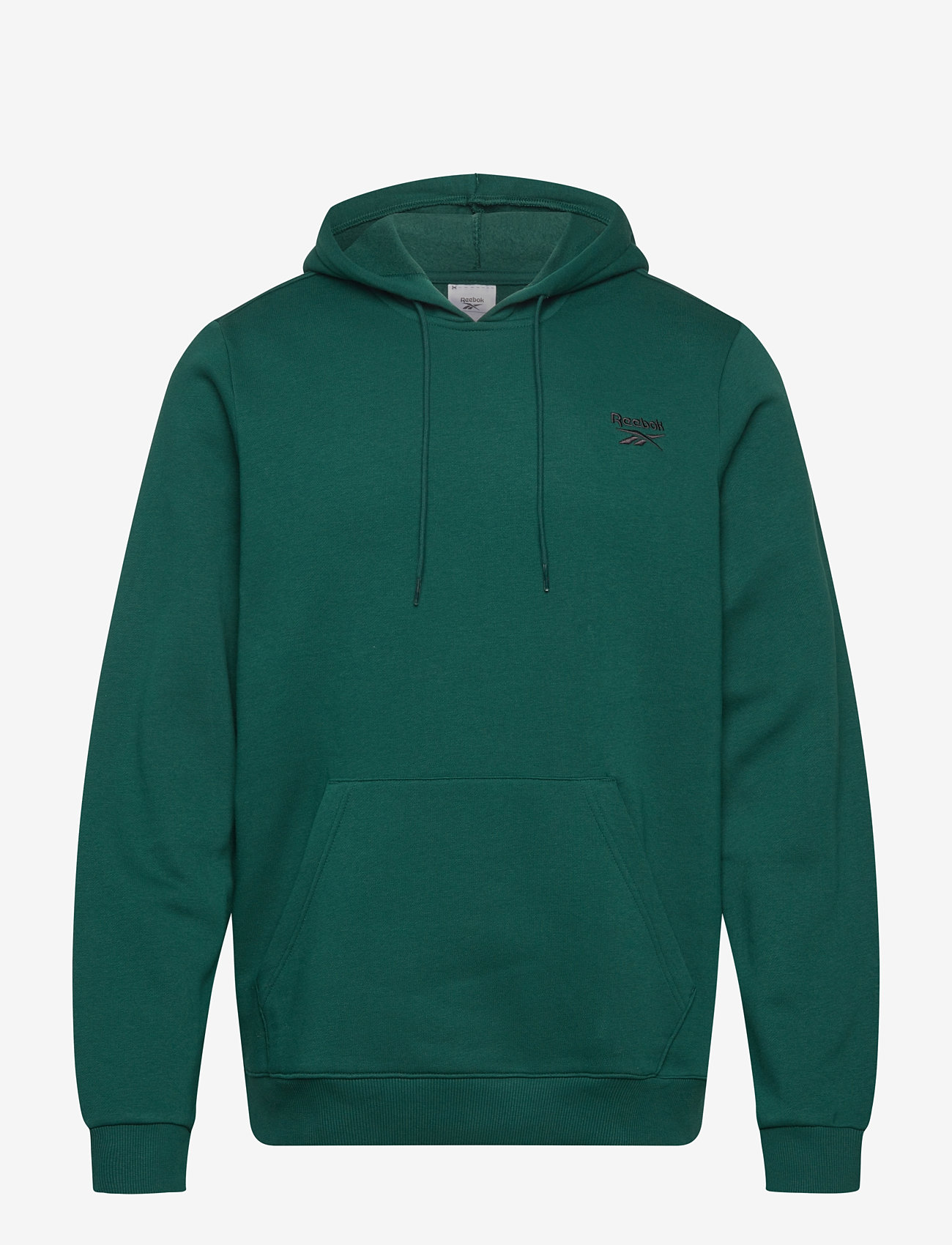 Reebok Performance - REEBOK IDENTITY SMALL LOGO FLEECE H - bluzy i swetry - collegiate green - 1