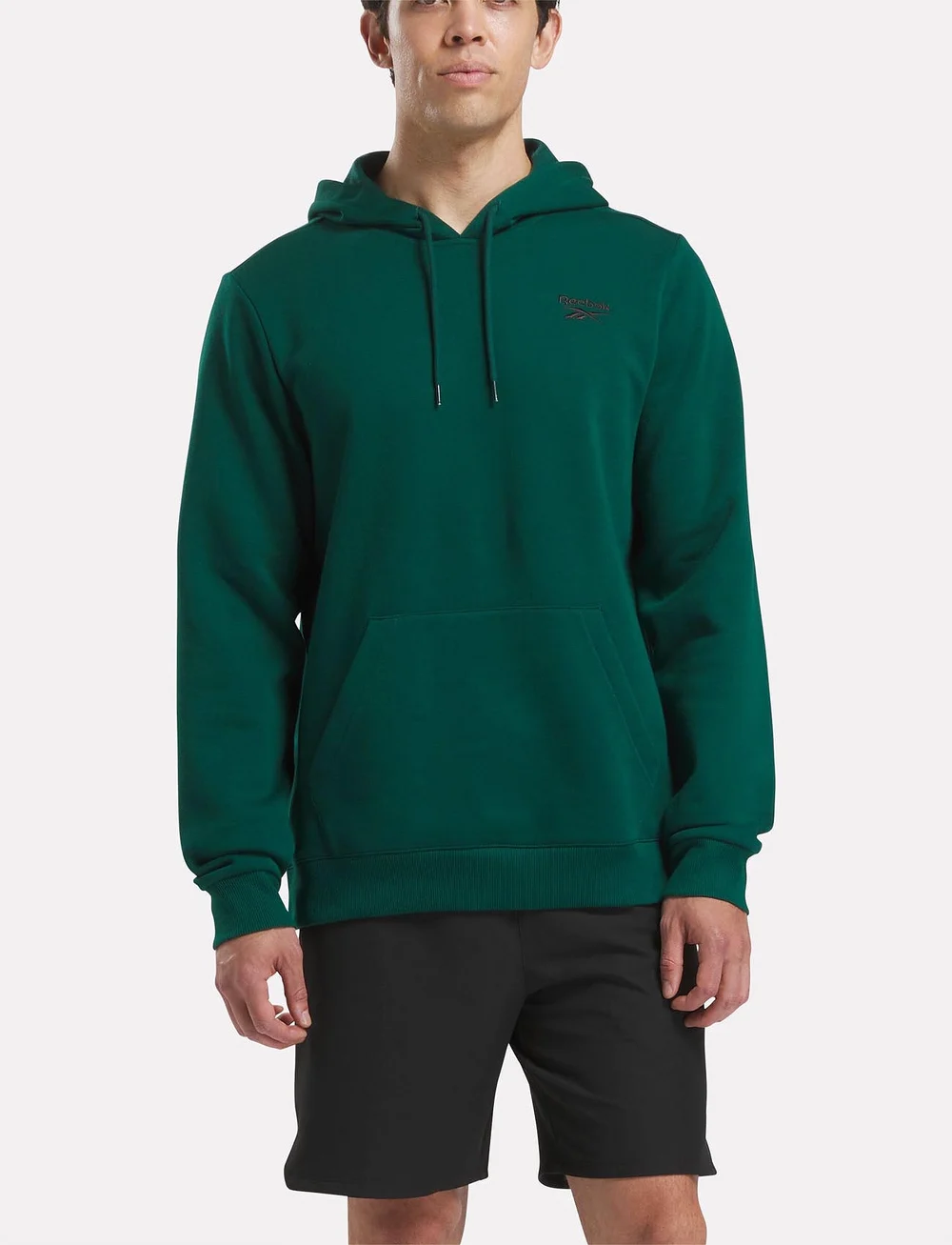 Reebok Performance - REEBOK IDENTITY SMALL LOGO FLEECE H - sweatshirts - collegiate green - 0