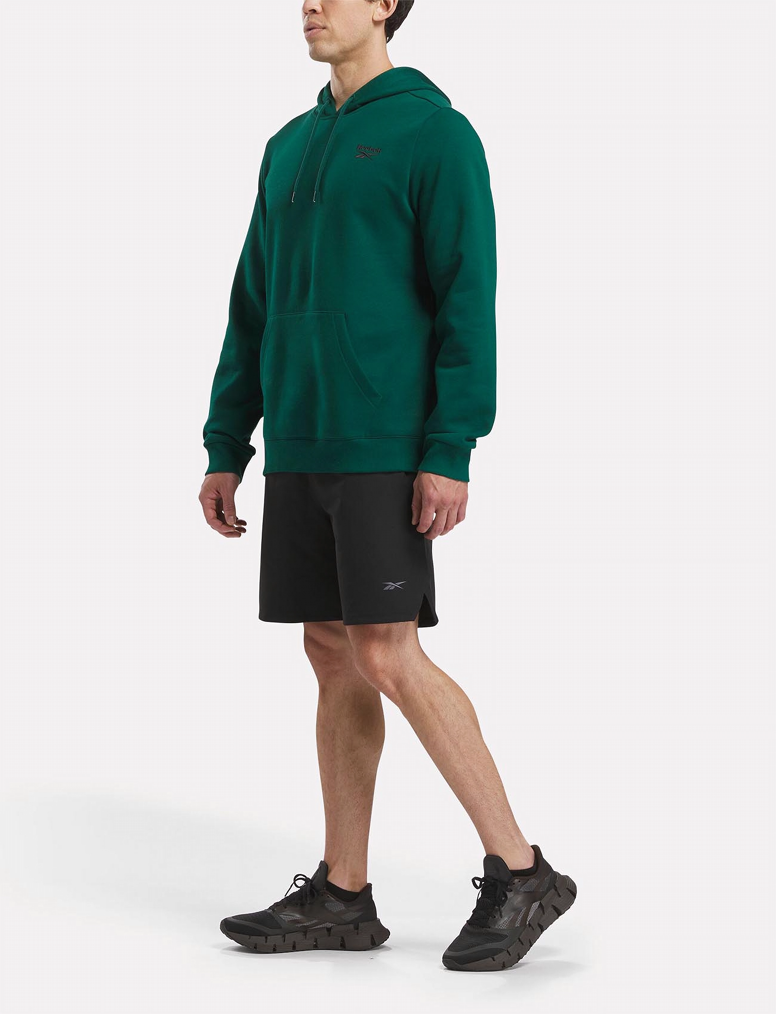 Reebok Performance - REEBOK IDENTITY SMALL LOGO FLEECE H - collegiate green - 3
