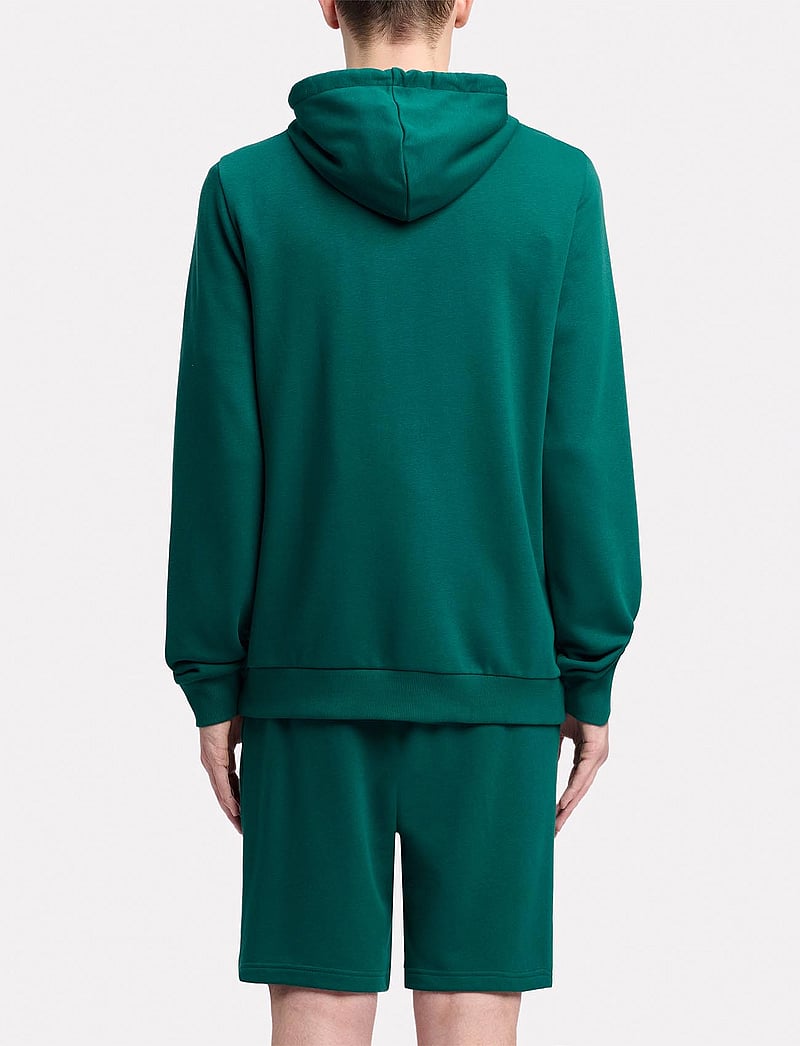 Reebok Performance - REEBOK IDENTITY SMALL LOGO FT HOODI - oberteile - collegiate green - 4