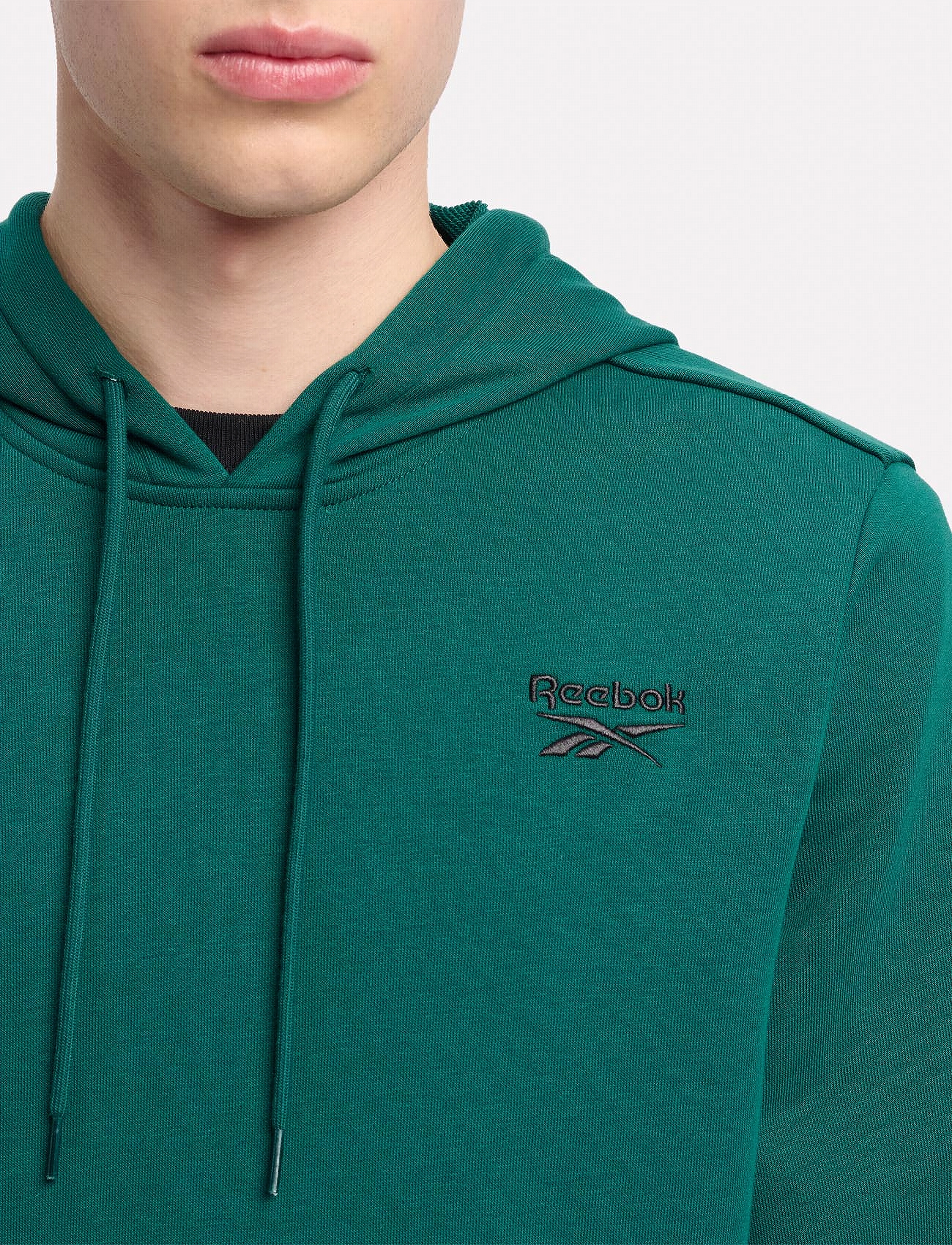 Reebok Performance - REEBOK IDENTITY SMALL LOGO FT HOODI - collegiate green - 5