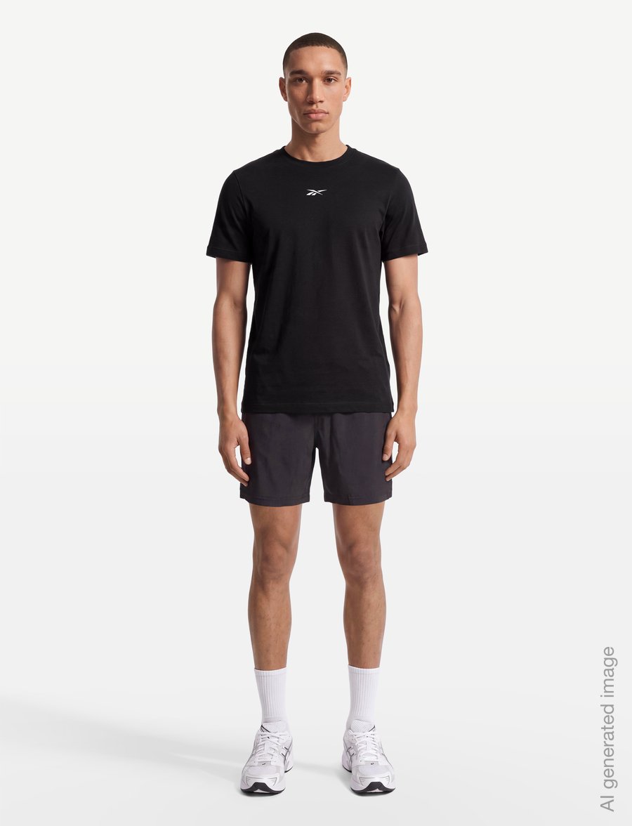 Reebok Performance - ATHLETE T-SHIRT - t-shirts - black - 0