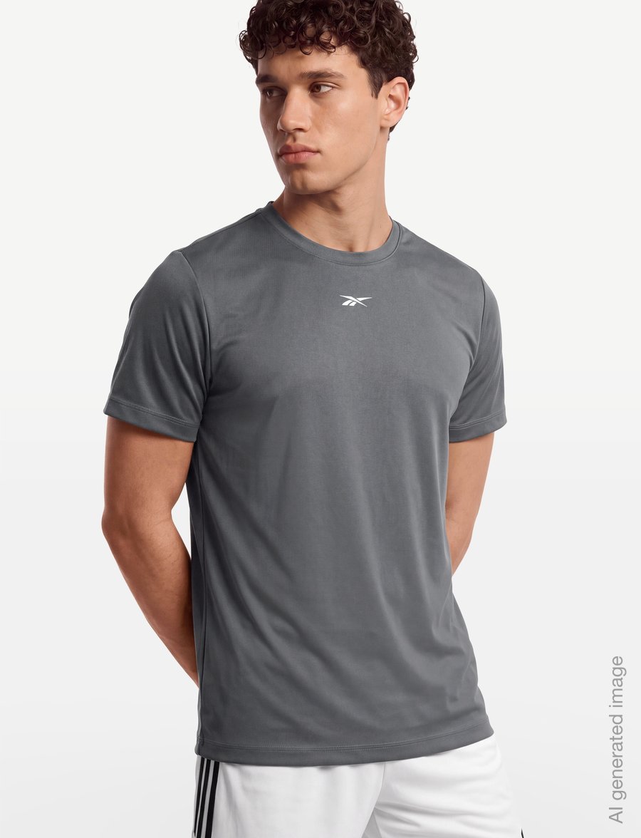 Reebok Performance - ID TRAIN SS TECH TEE - oberteile & t-shirts - grey 5 - 3