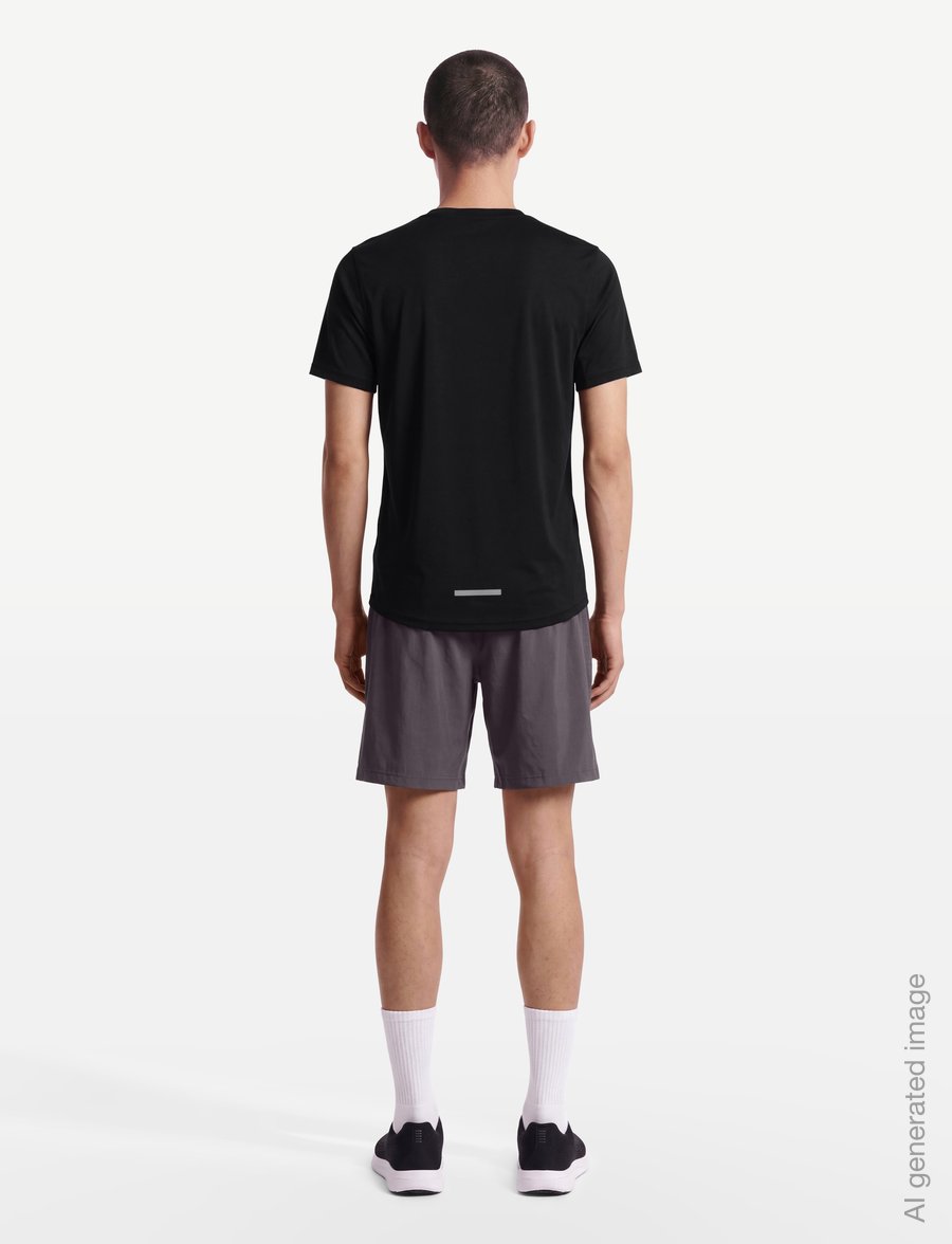 Reebok Performance - ID SHORT SLEEVE VECTOR T-SHIRT - t-shirts - black/grey 4 - 4