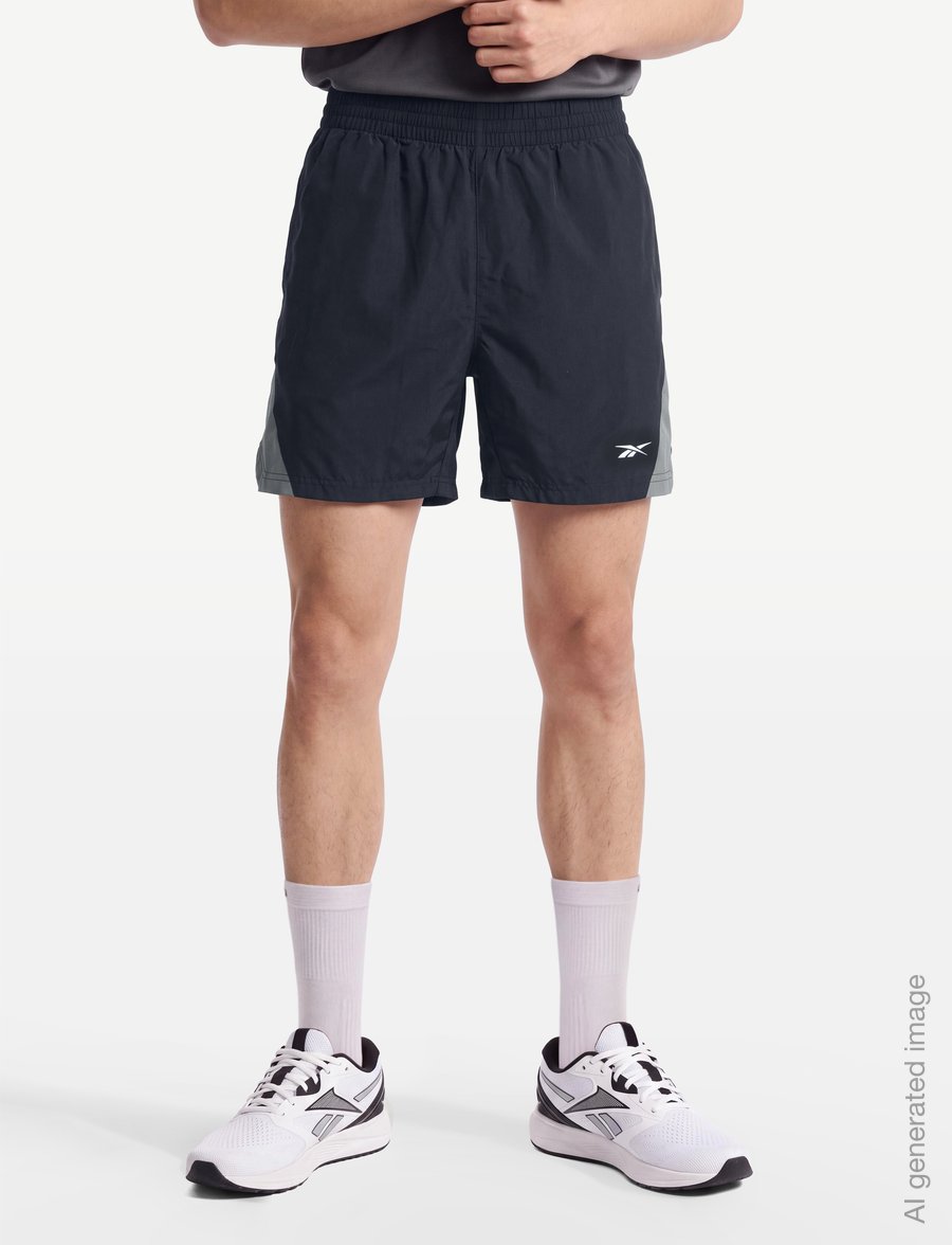 Reebok Performance - ID RUN 5" SHORTS - trainingsshorts - black/grey 4 - 3