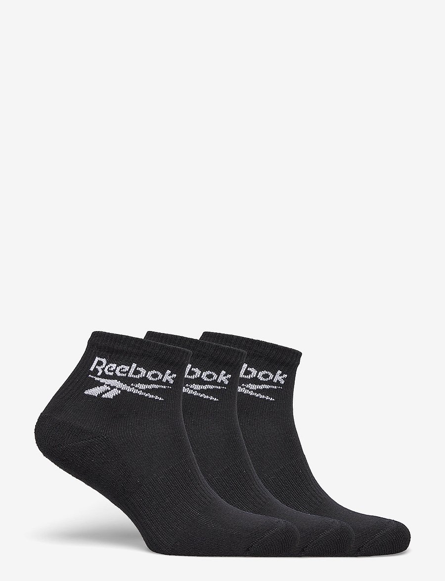 Reebok Performance - Sock Ankle with half terry - skarpety sportowe - black - 1