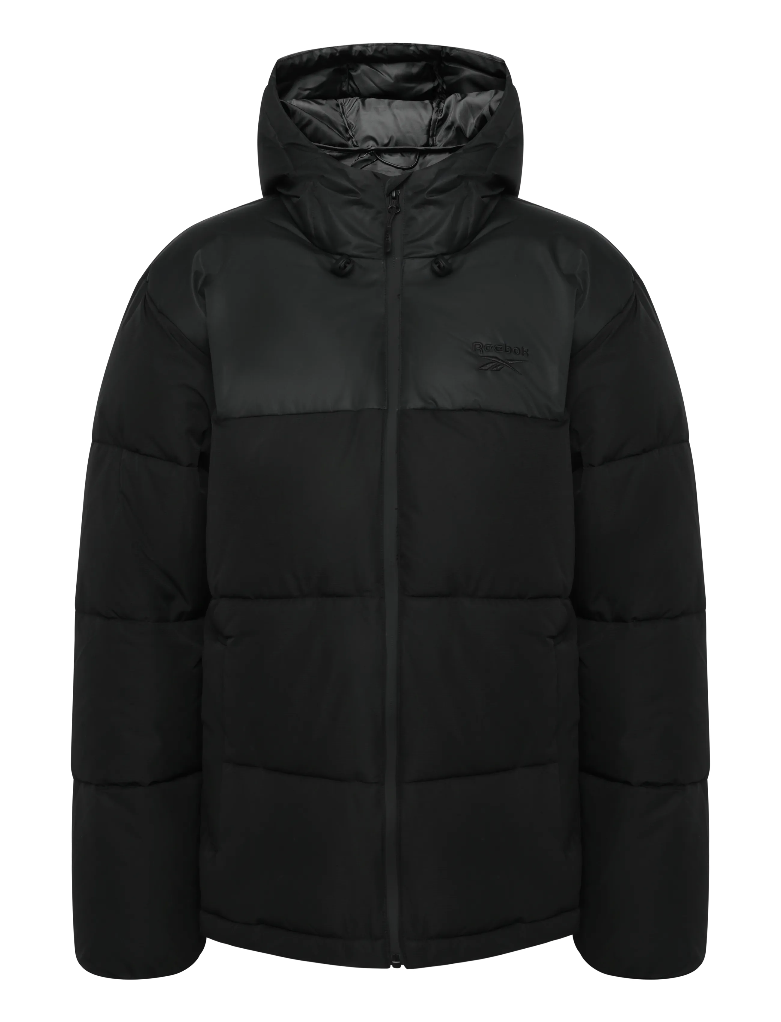 Reebok Performance Erling Hooded Puffer Jacket - Dunjackor - BLACK / black