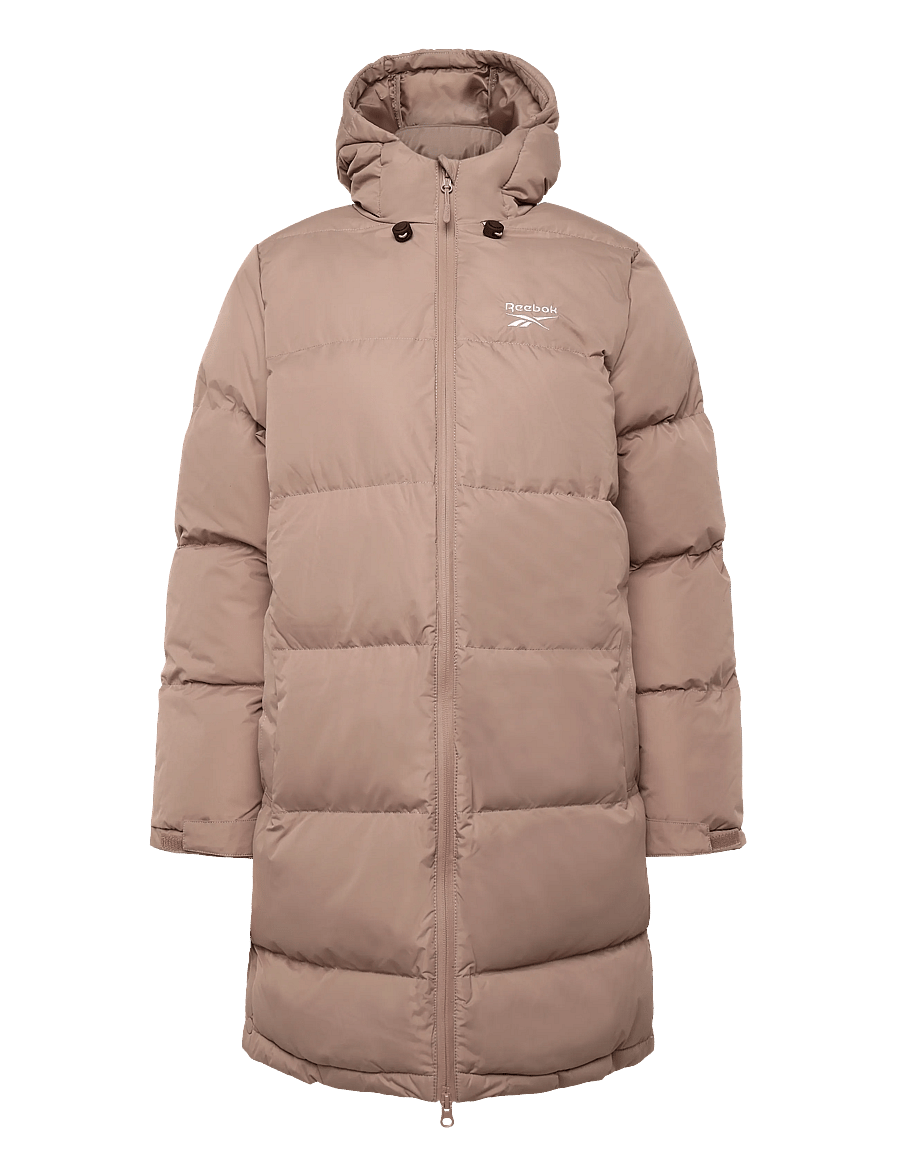 Reebok Performance - Rayna Long Line Puffer Jacket - dunjakker - light cocoa - 0