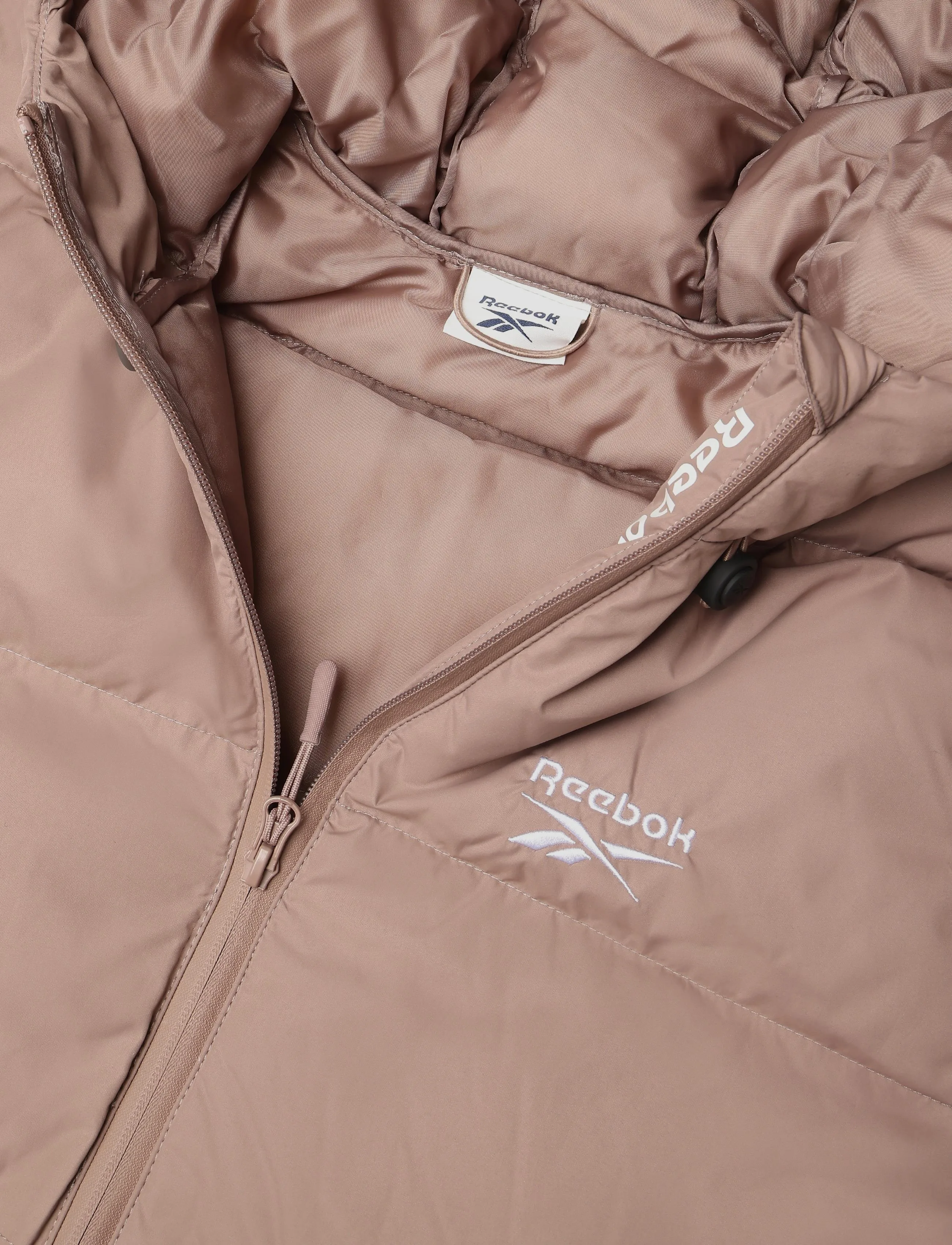 Reebok Performance - Rayna Long Line Puffer Jacket - dunjakker - light cocoa - 2