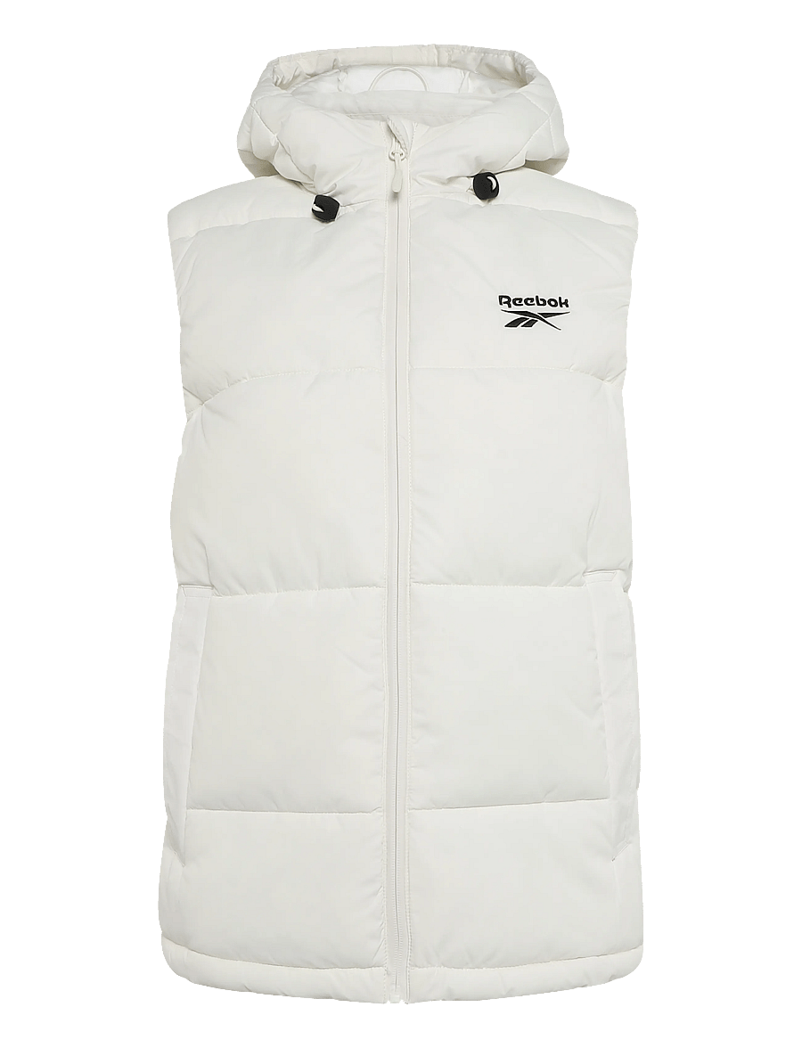 Reebok Performance - Rayna Hooded Puffer Gilet - outdoor - chalk - 0