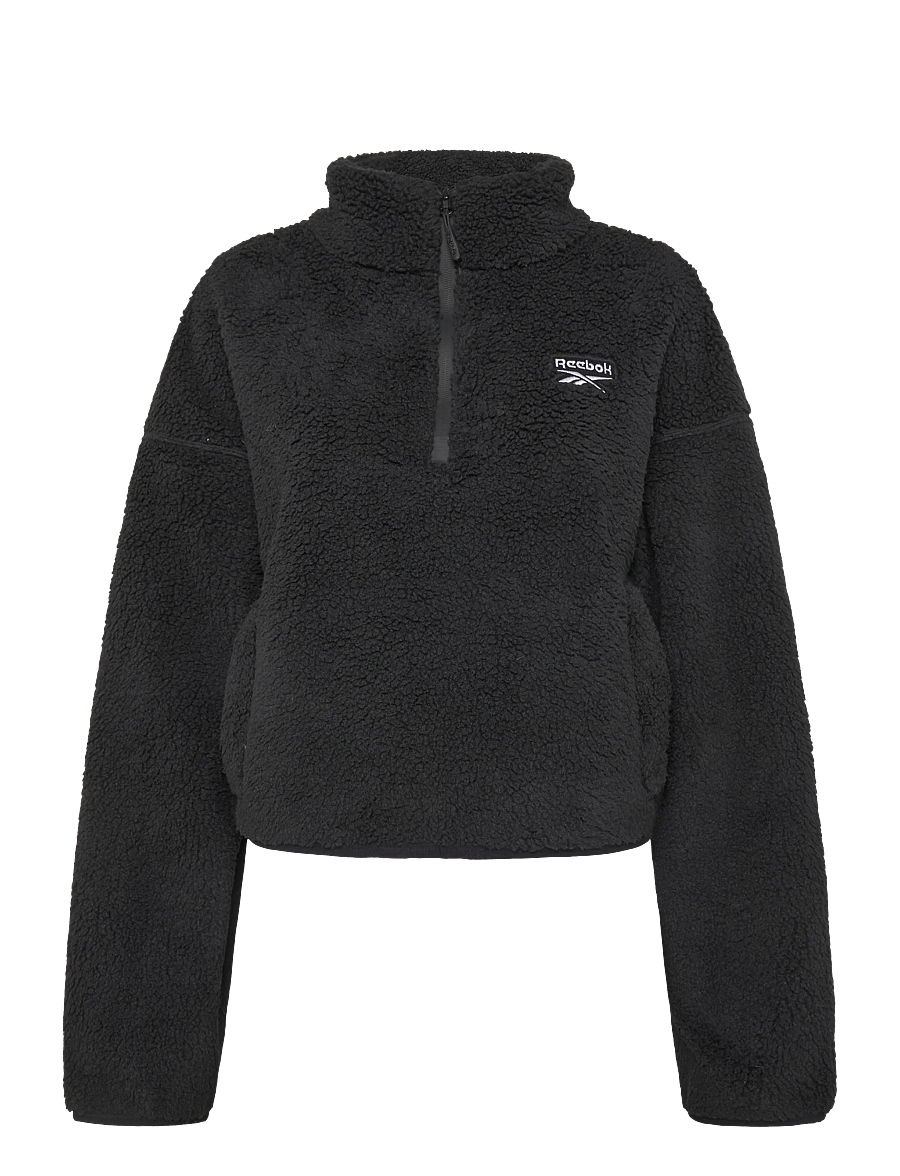 Reebok Performance - Mia Sherpa Fleece - oberteile - black - 0