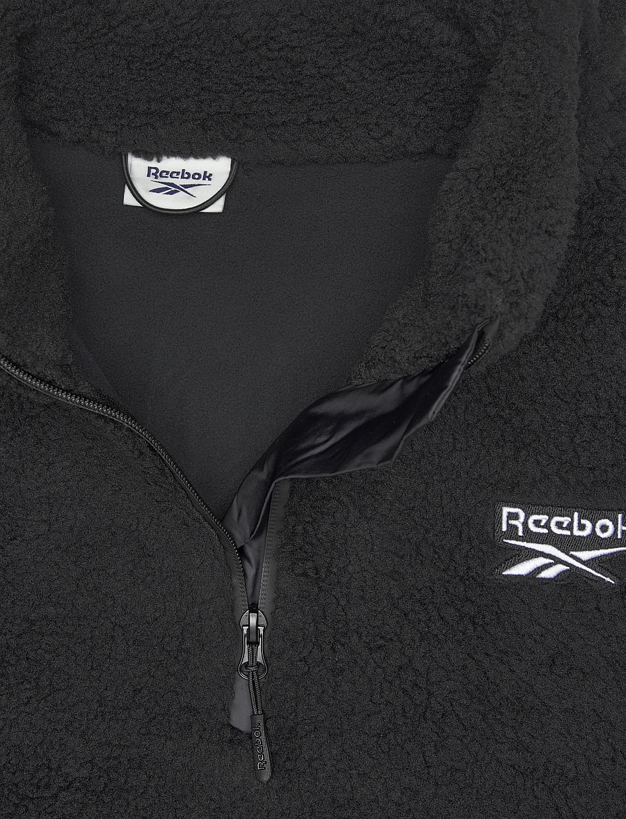 Reebok Performance - Mia Sherpa Fleece - oberteile - black - 2