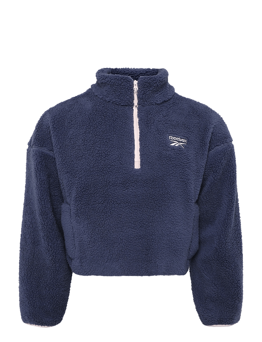 Reebok Performance - Mia Sherpa Fleece - oberteile - vector navy - 0