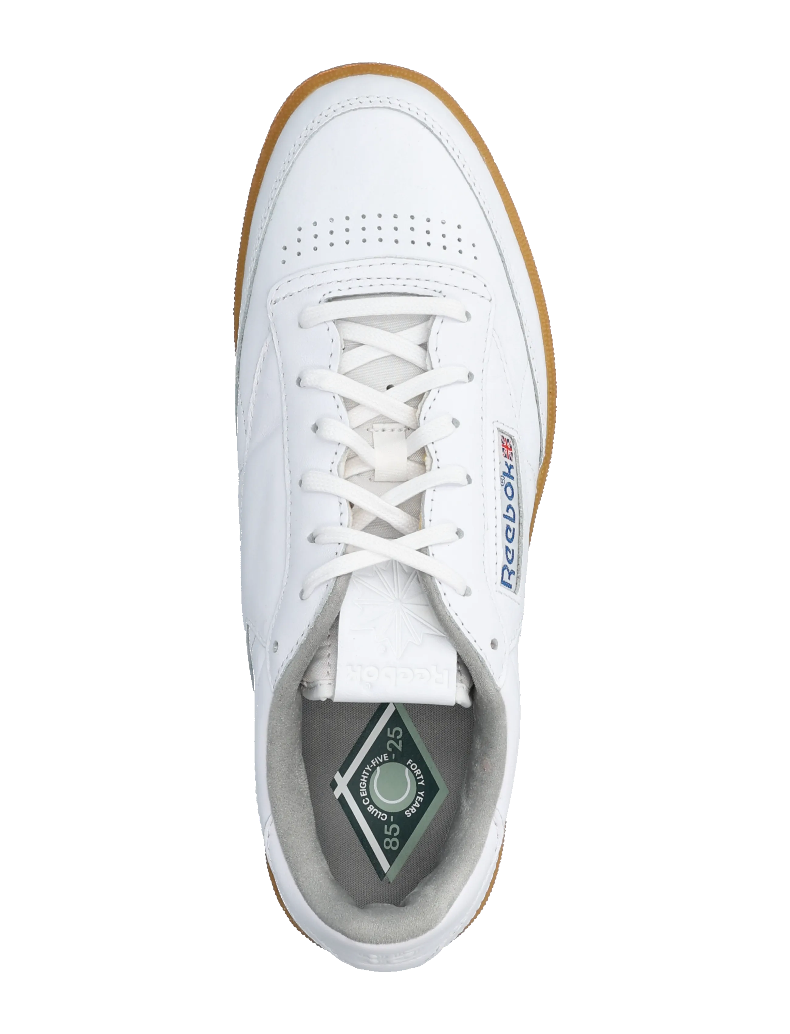 Reebok Performance - CLUB C 85 VINTAGE - låga sneakers - wht/gry/rubbergum - 3