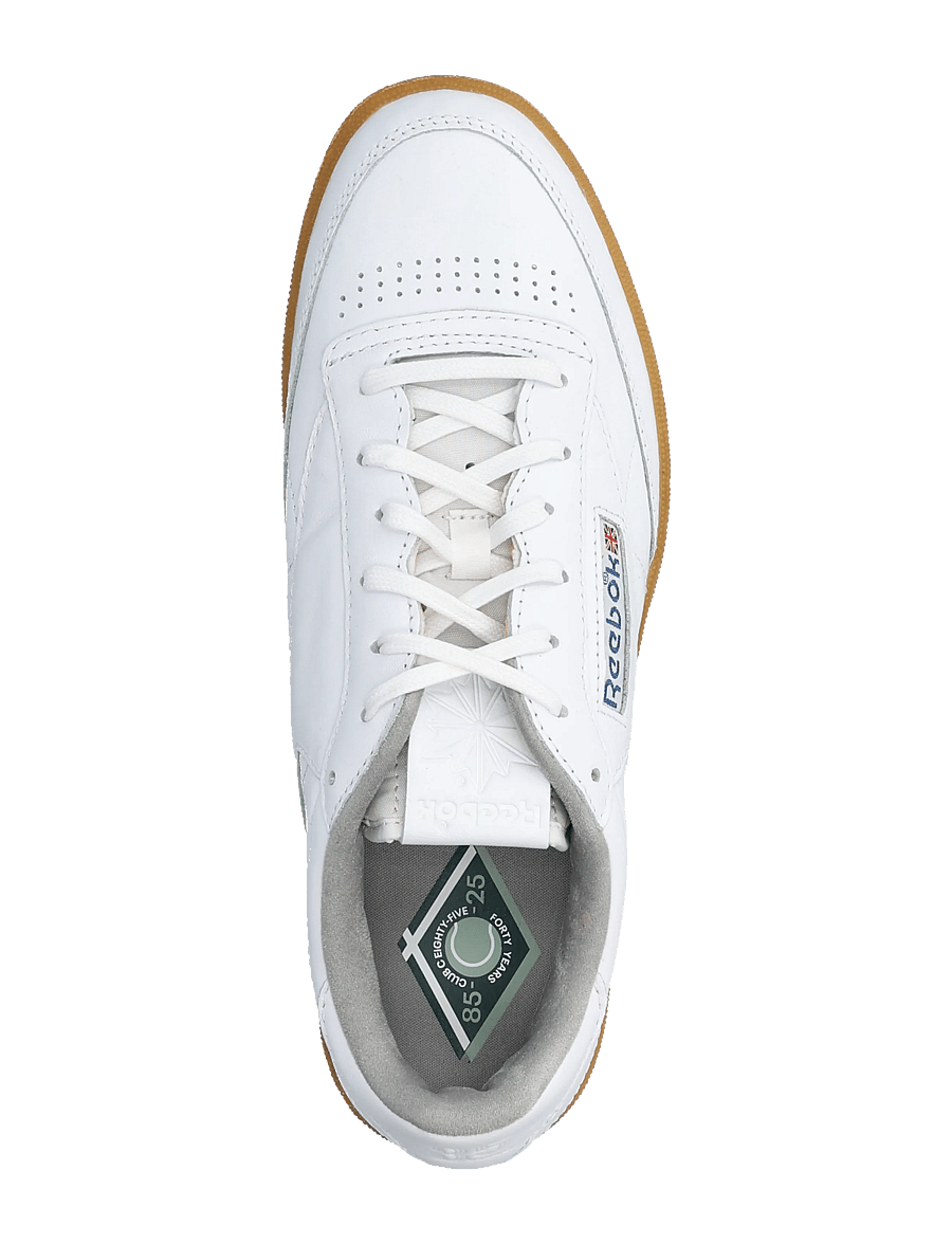 Reebok Performance - CLUB C 85 VINTAGE - låga sneakers - wht/gry/rubbergum - 3