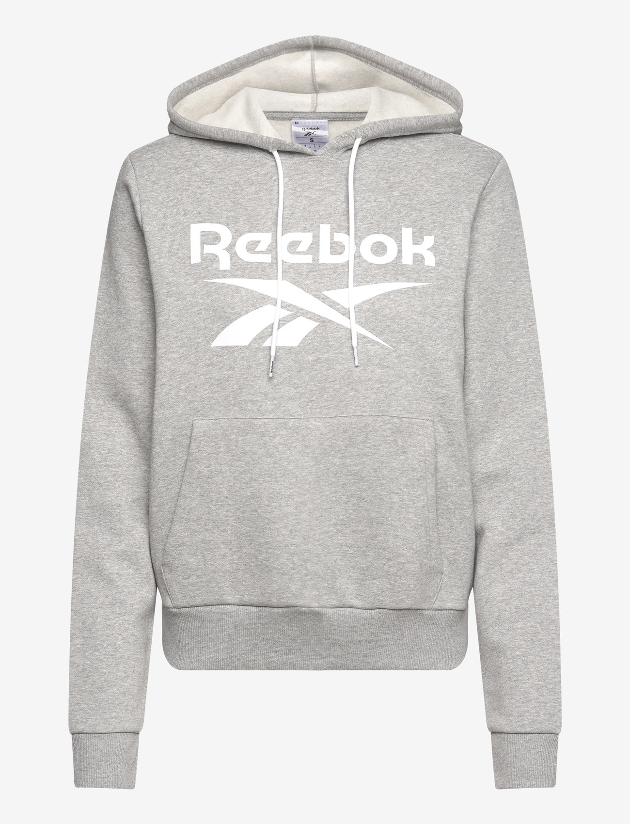 Reebok Performance - REEBOK IDENTITY BIG LOGO FLEECE HOO - yläosat - m grey heather - 1