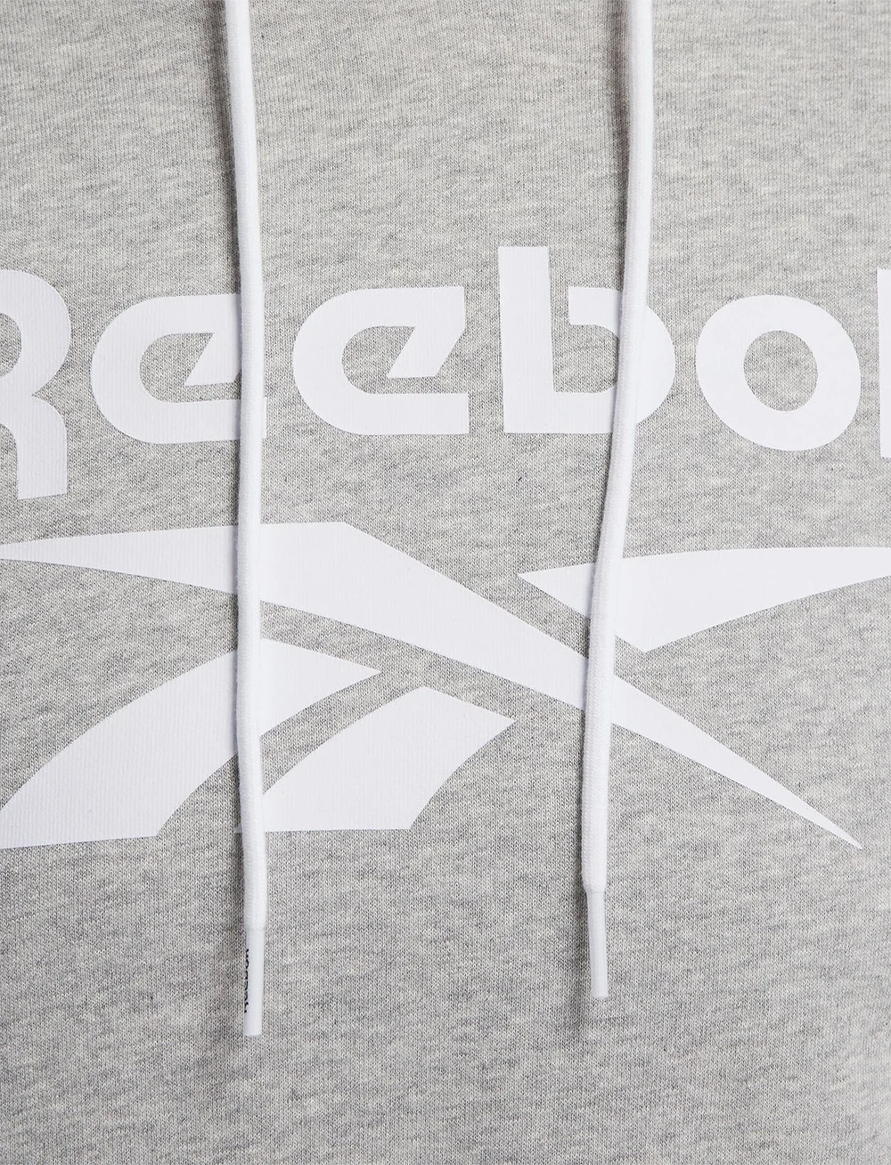 Reebok Performance - REEBOK IDENTITY BIG LOGO FLEECE HOO - huvtröjor - m grey heather - 5