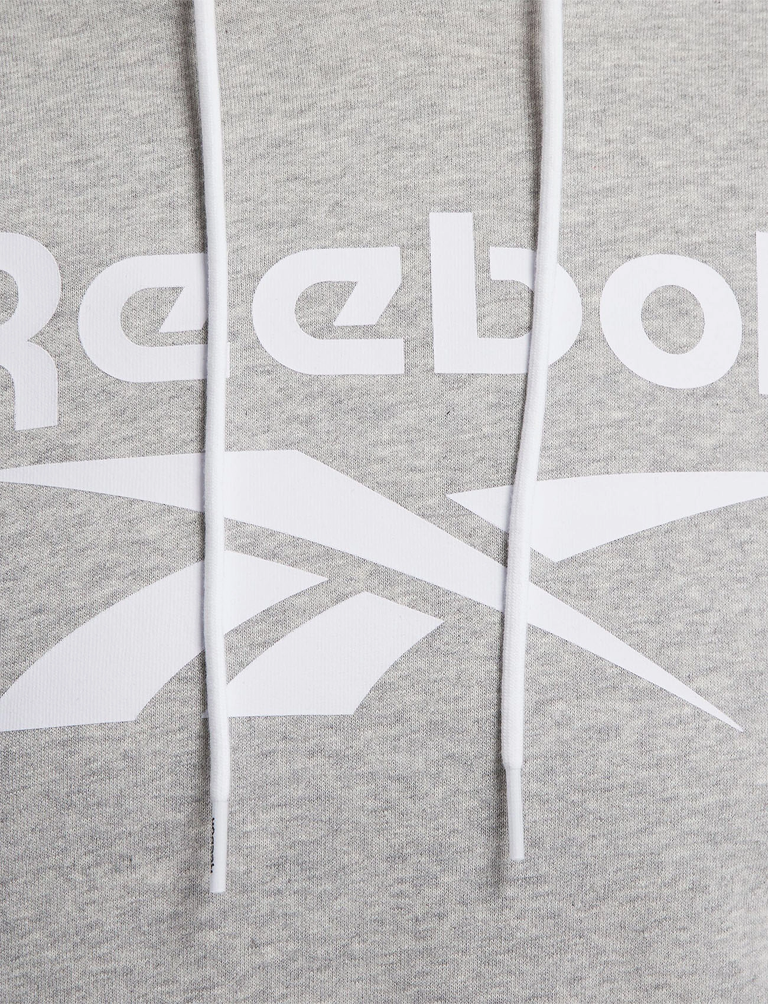 Reebok Performance - REEBOK IDENTITY BIG LOGO FLEECE HOO - m grey heather - 5