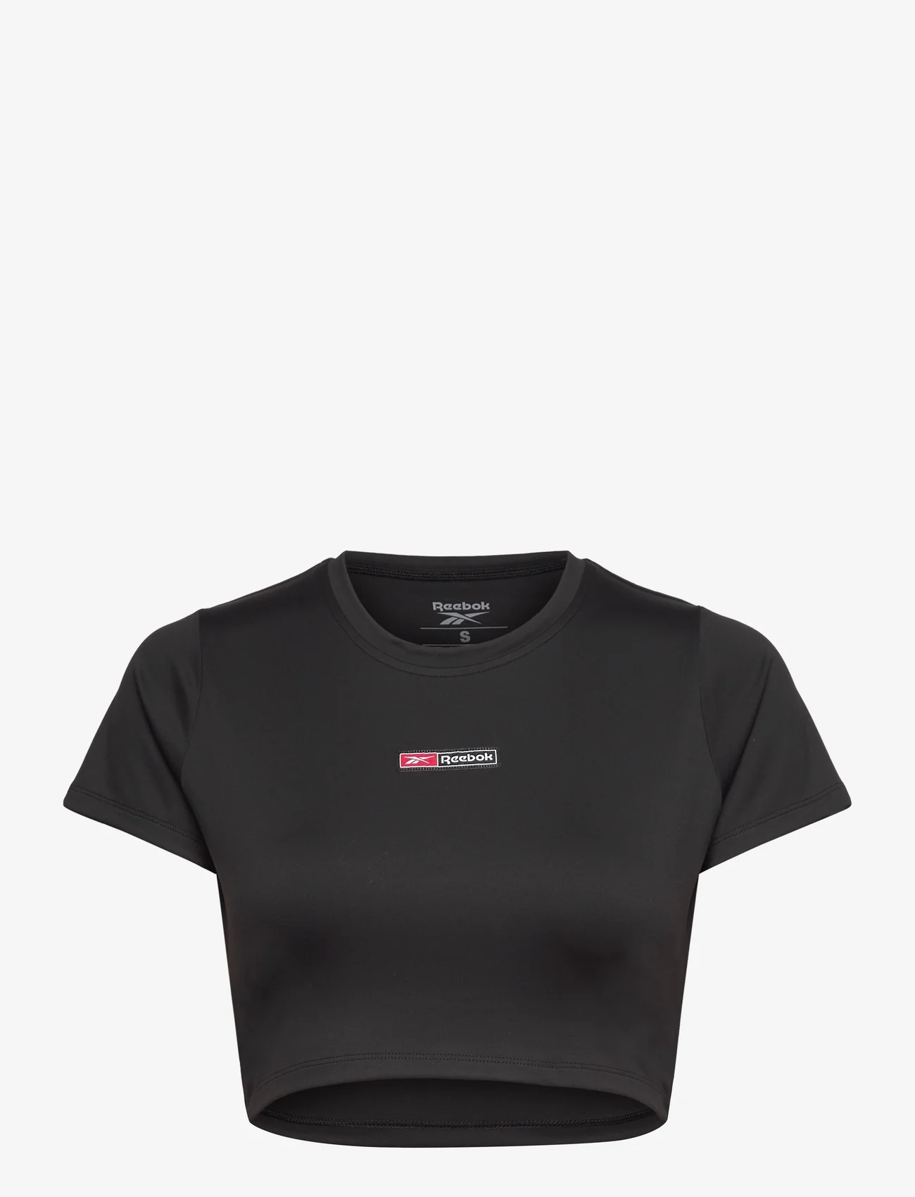 Reebok Performance - LUX BOLD CROP TEE - navel shirts - black - 0