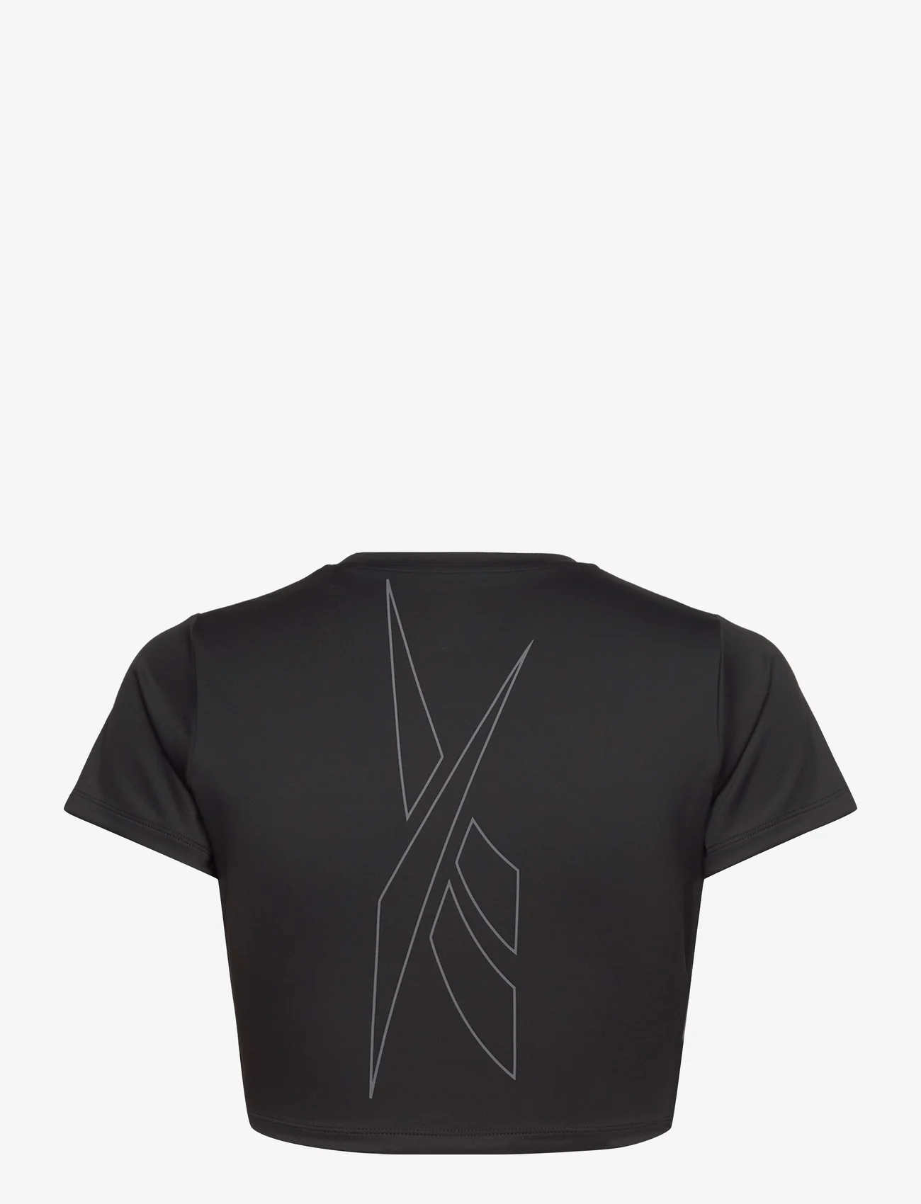 Reebok Performance - LUX BOLD CROP TEE - navel shirts - black - 1