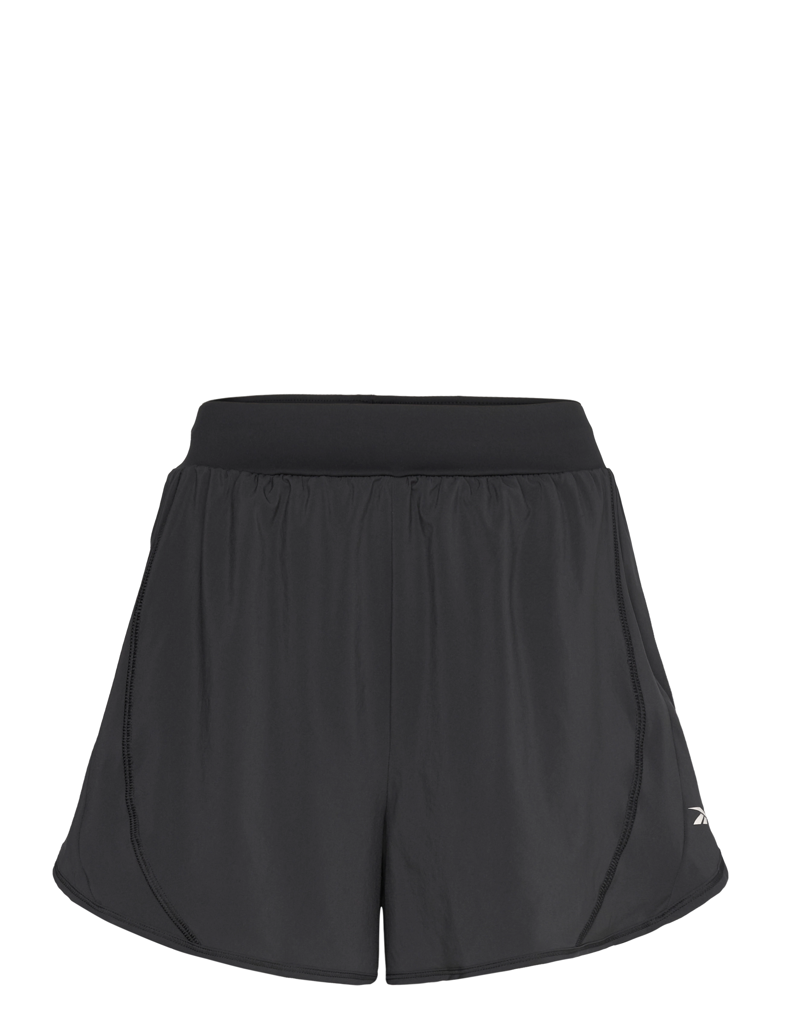 Reebok Performance LUX WOVEN SHORT - Reebok Performance - BLACK / black