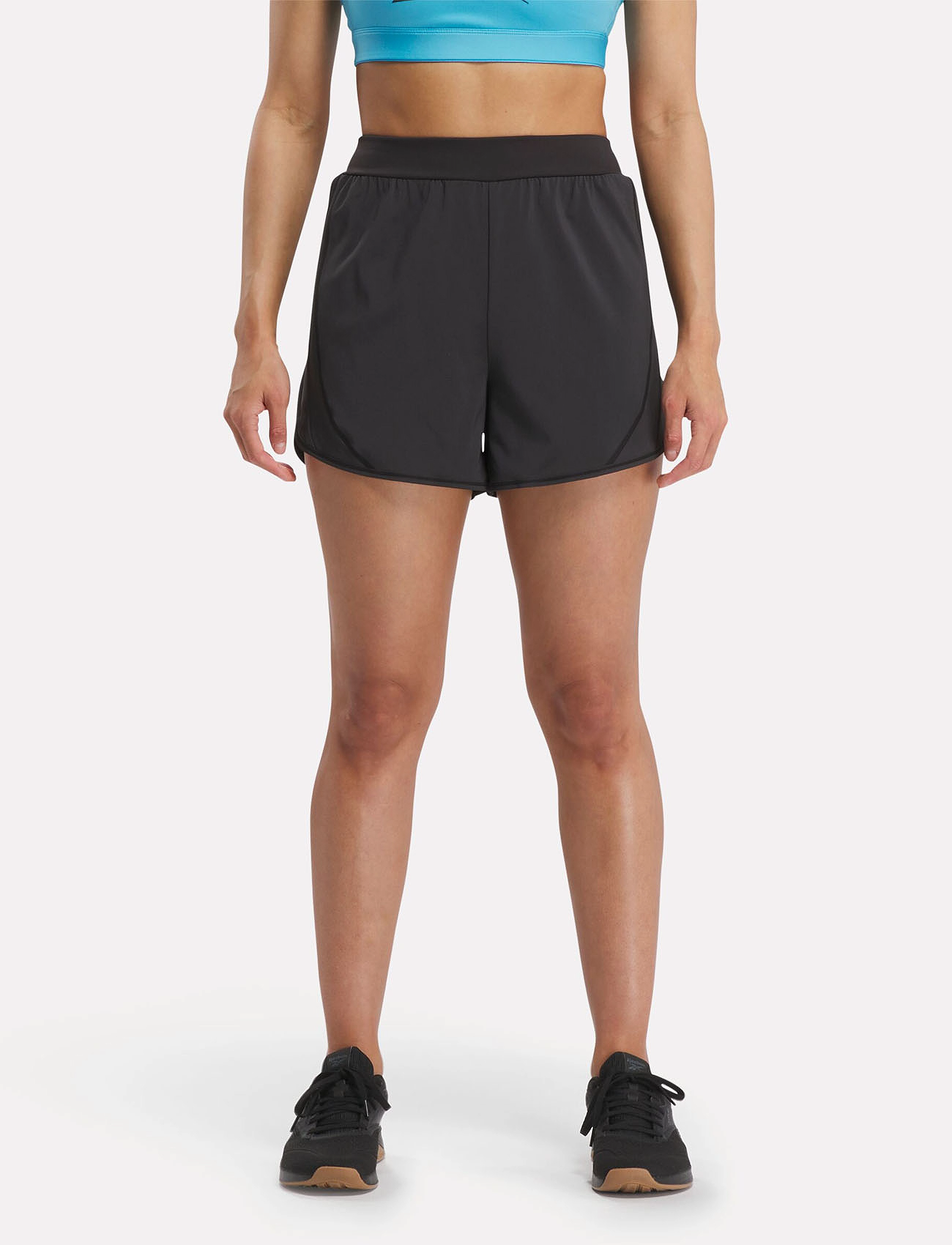 Reebok Performance Lux Woven Short, M, Black, Sport Shorts > Sport Training Shorts, Dame