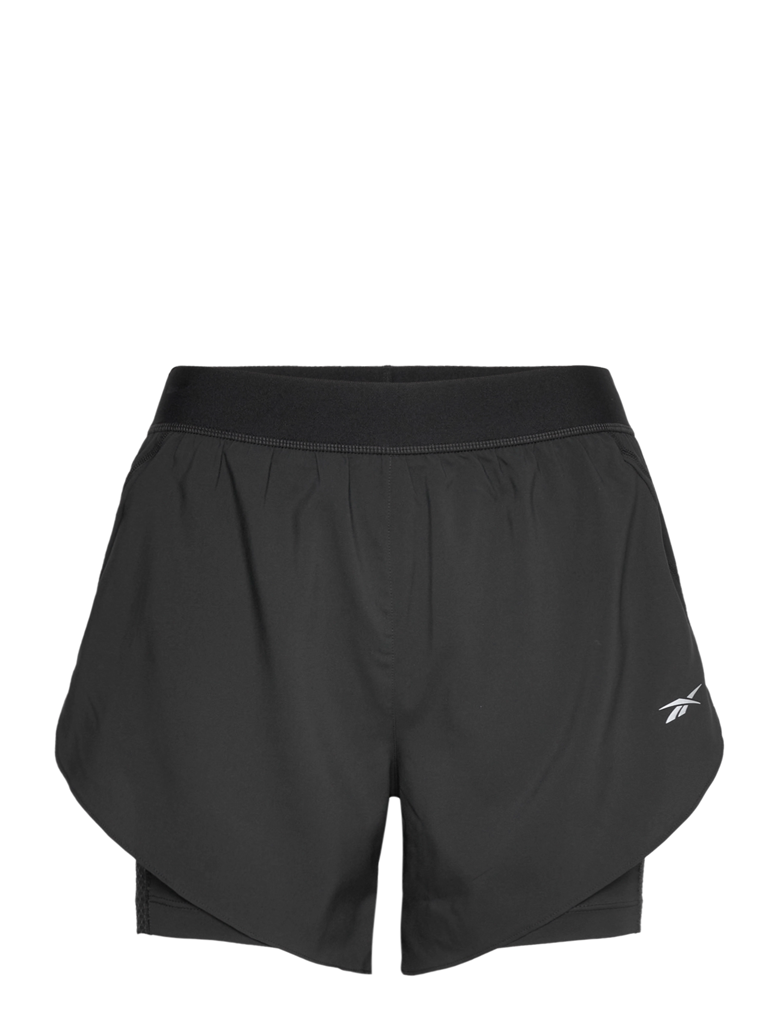 Reebok Performance RUNNING 2 IN 1 SHORT - Reebok Performance - NIGHT BLACK / black