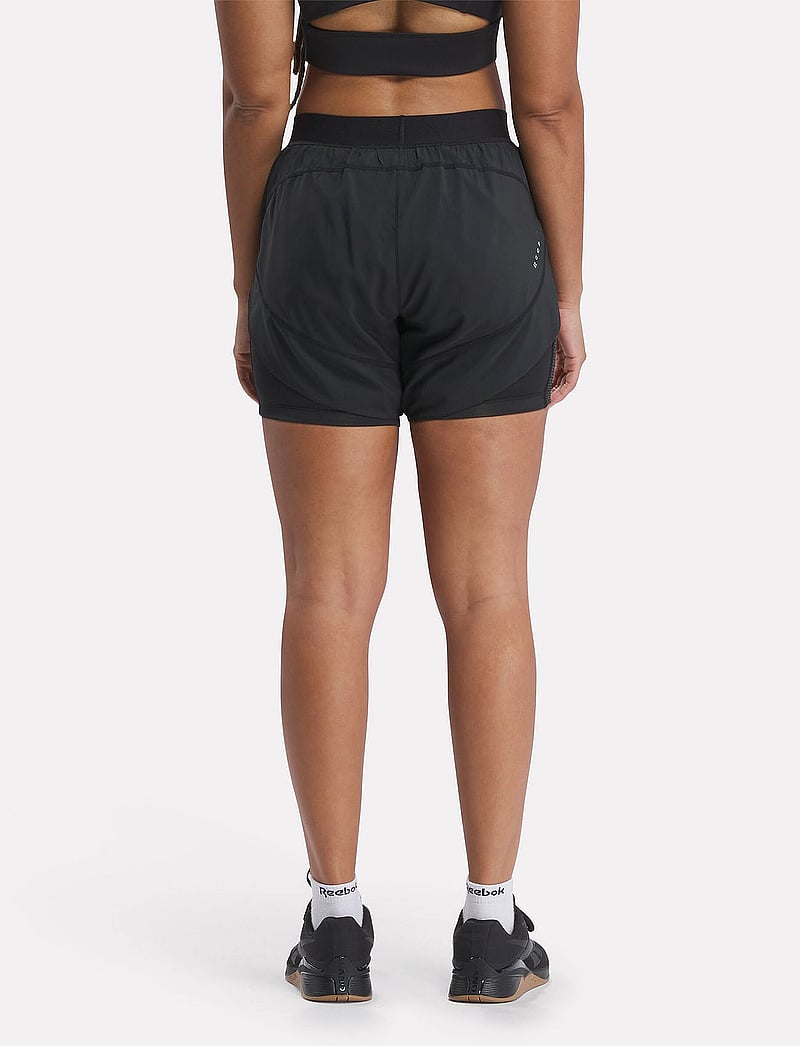Reebok Performance - RUNNING 2 IN 1 SHORT - löparshorts - night black - 4
