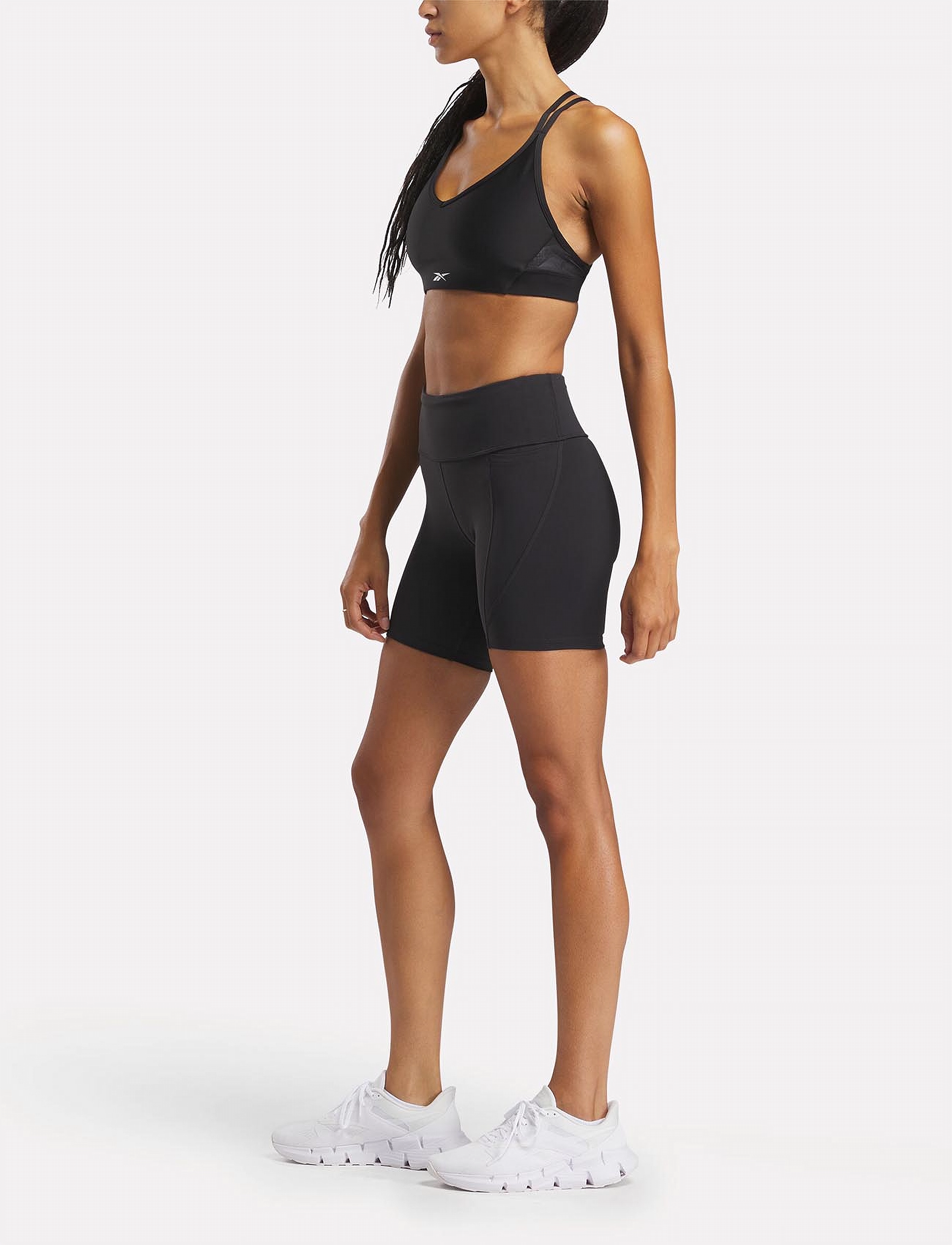 Reebok Performance - LUX HIGH RISE BIKE SHORT - trainingstights - black - 3