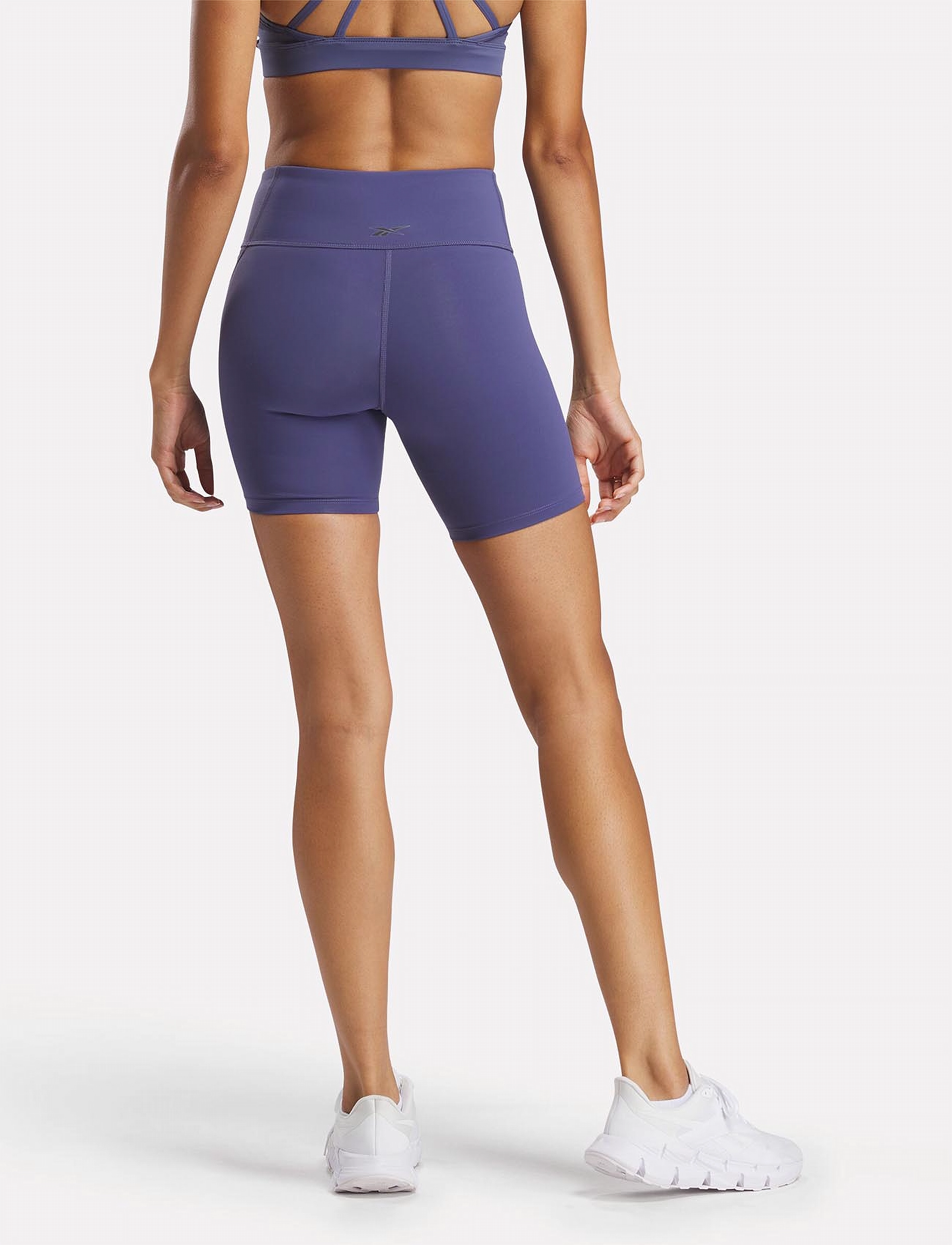 Reebok Performance - LUX HIGH RISE BIKE SHORT - trainingstights - twilight purple - 4