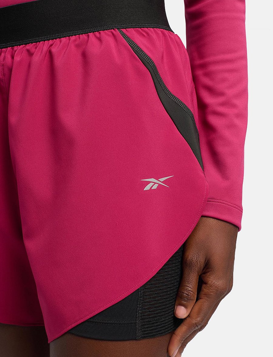 Reebok Performance - RUNNING 2 IN 1 SHORT - very berry - 5