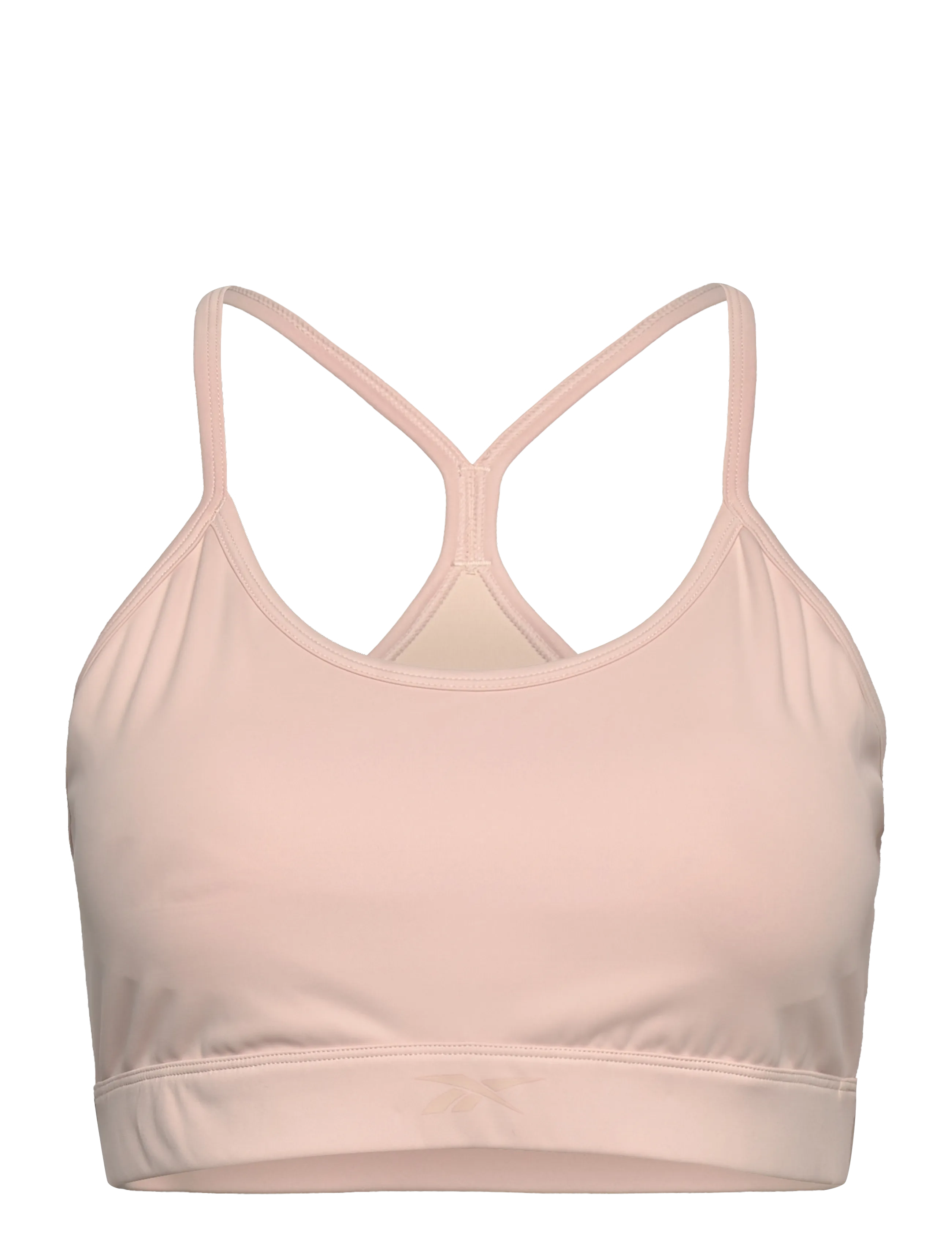 Reebok Performance Lux Strappy Bra, Racerback Sports BH, Pink, Str: L