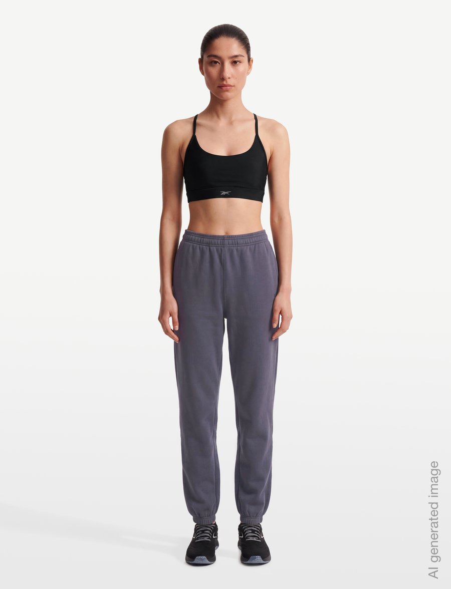 Reebok Performance - LUX STRAPPY SPORTS BRA - sport-bhs - black - 0
