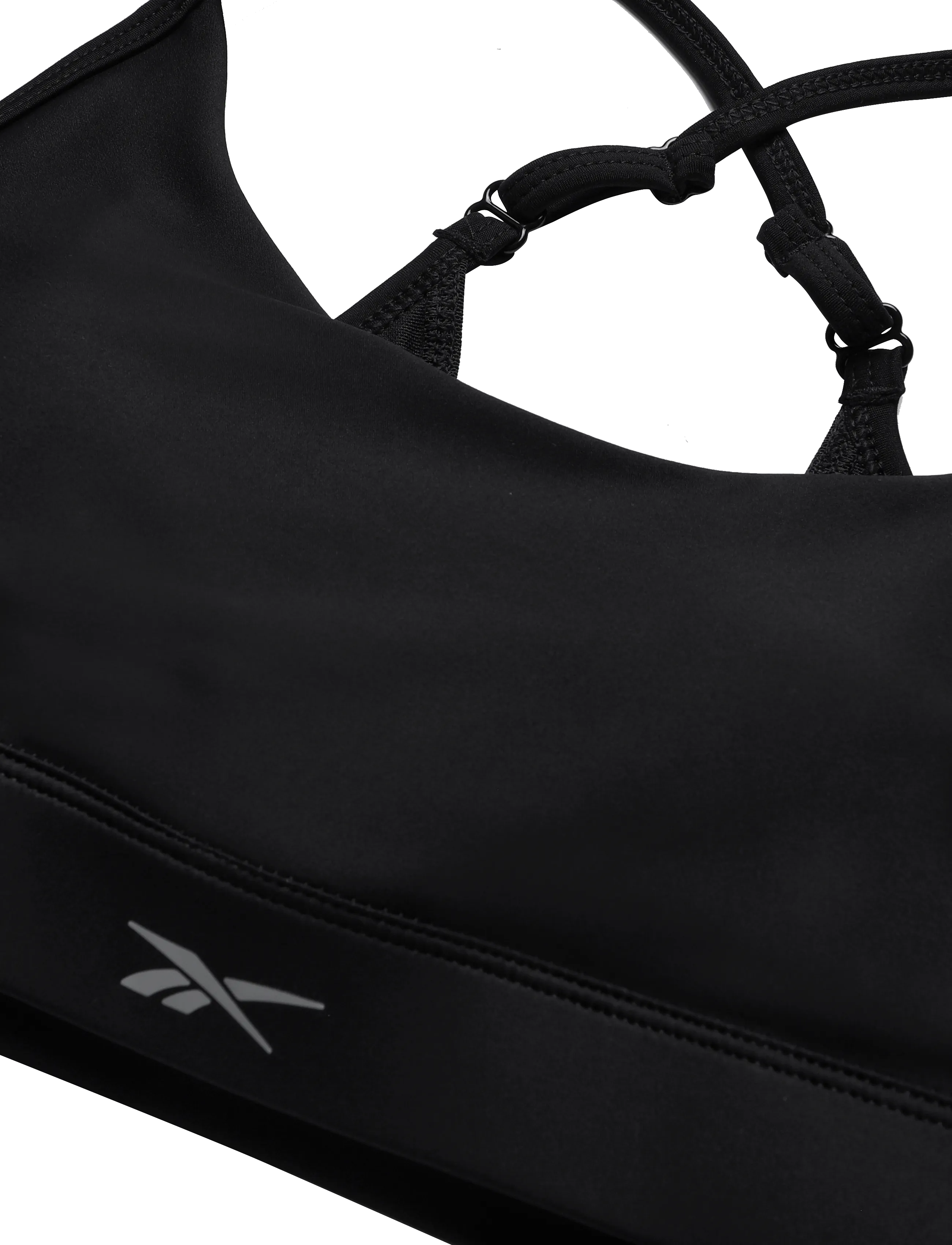 Reebok Performance - LUX STRAPPY SPORTS BRA - sport bh:ar - black - 2