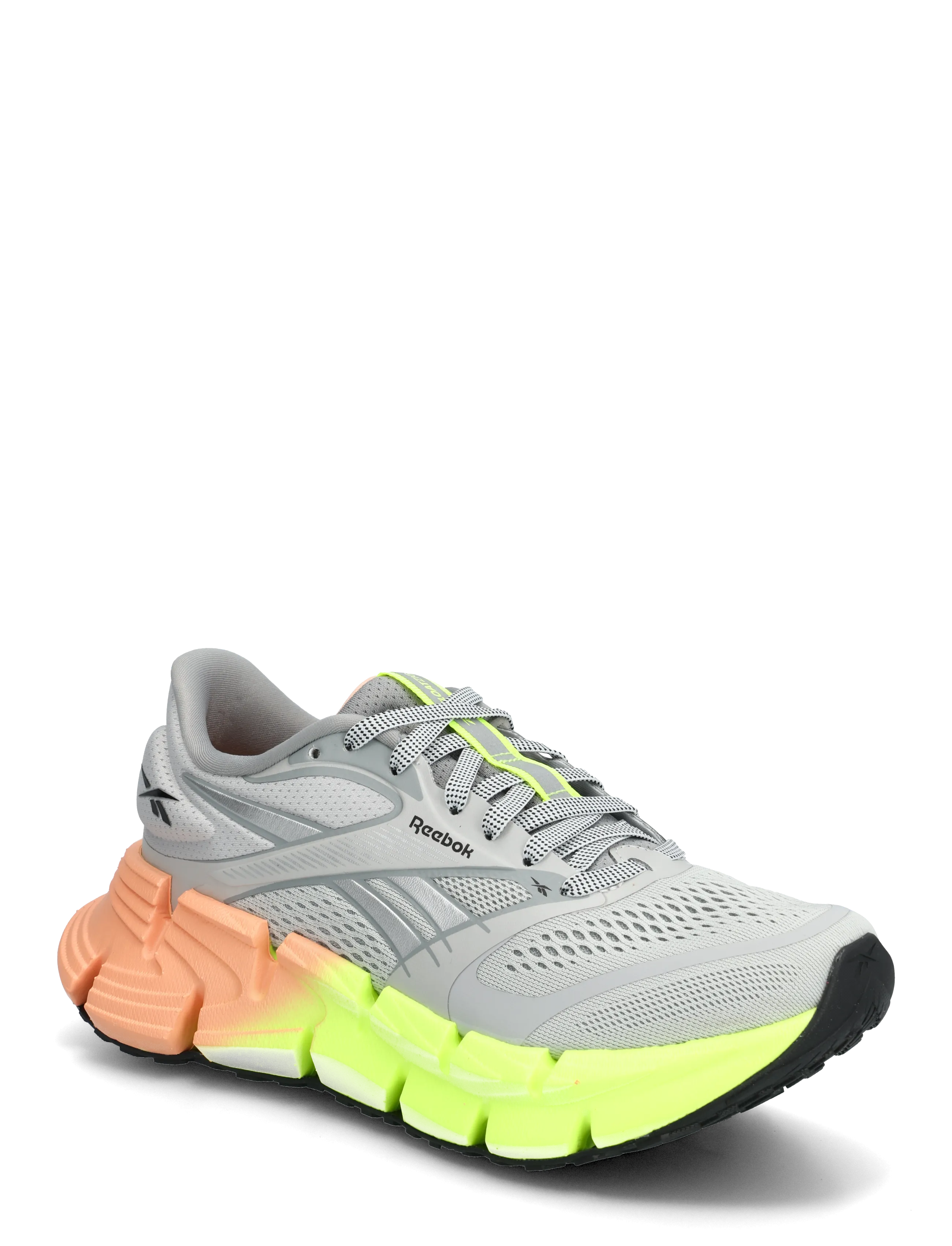 Reebok Performance FLOATZIG 2 - Sporta apavi - GREY/DIGITAL LIME / grey