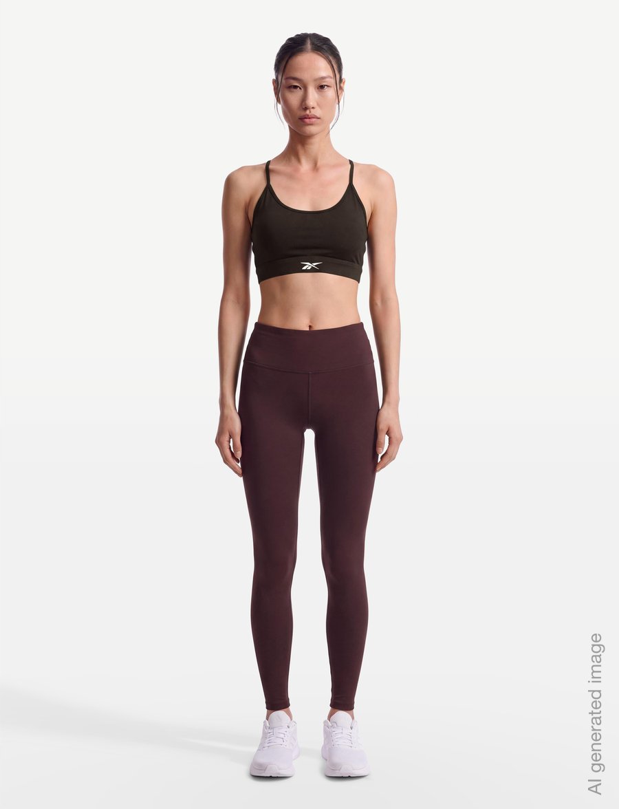Reebok Performance - KENDAL CORE STRAPPY BRA - sport bh:ar - espresso - 0