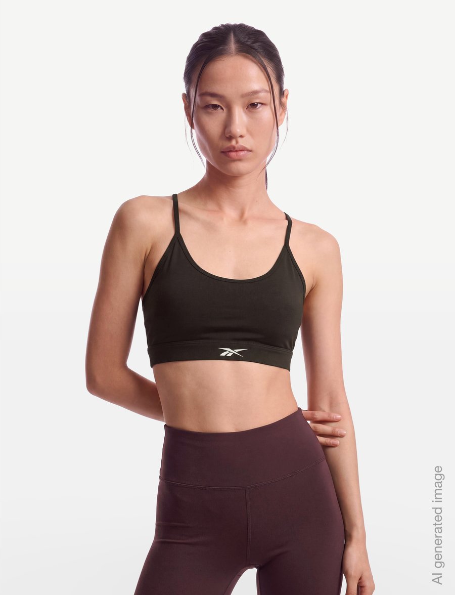 Reebok Performance - KENDAL CORE STRAPPY BRA - sport bh:ar - espresso - 3