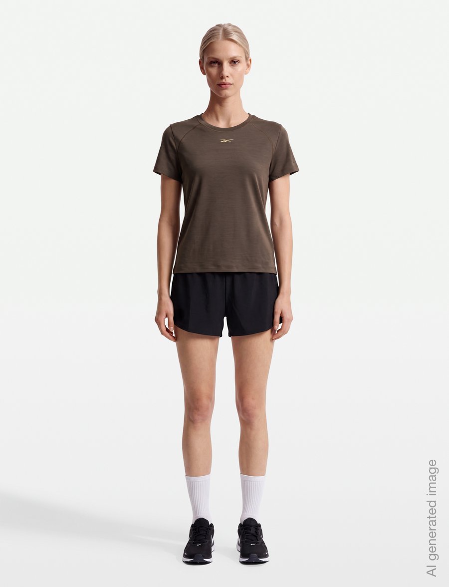 Reebok Performance - ID TRAIN TEE - topi un t-krekli - espresso - 0