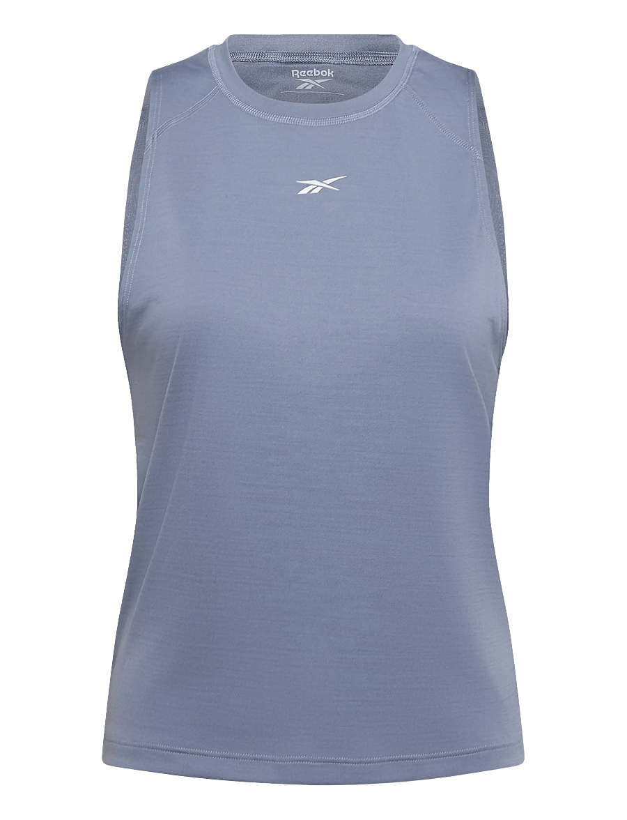 Reebok Performance - ID TRAIN TANK DP - Õlapaeltega pluusid - hazy blue - 0