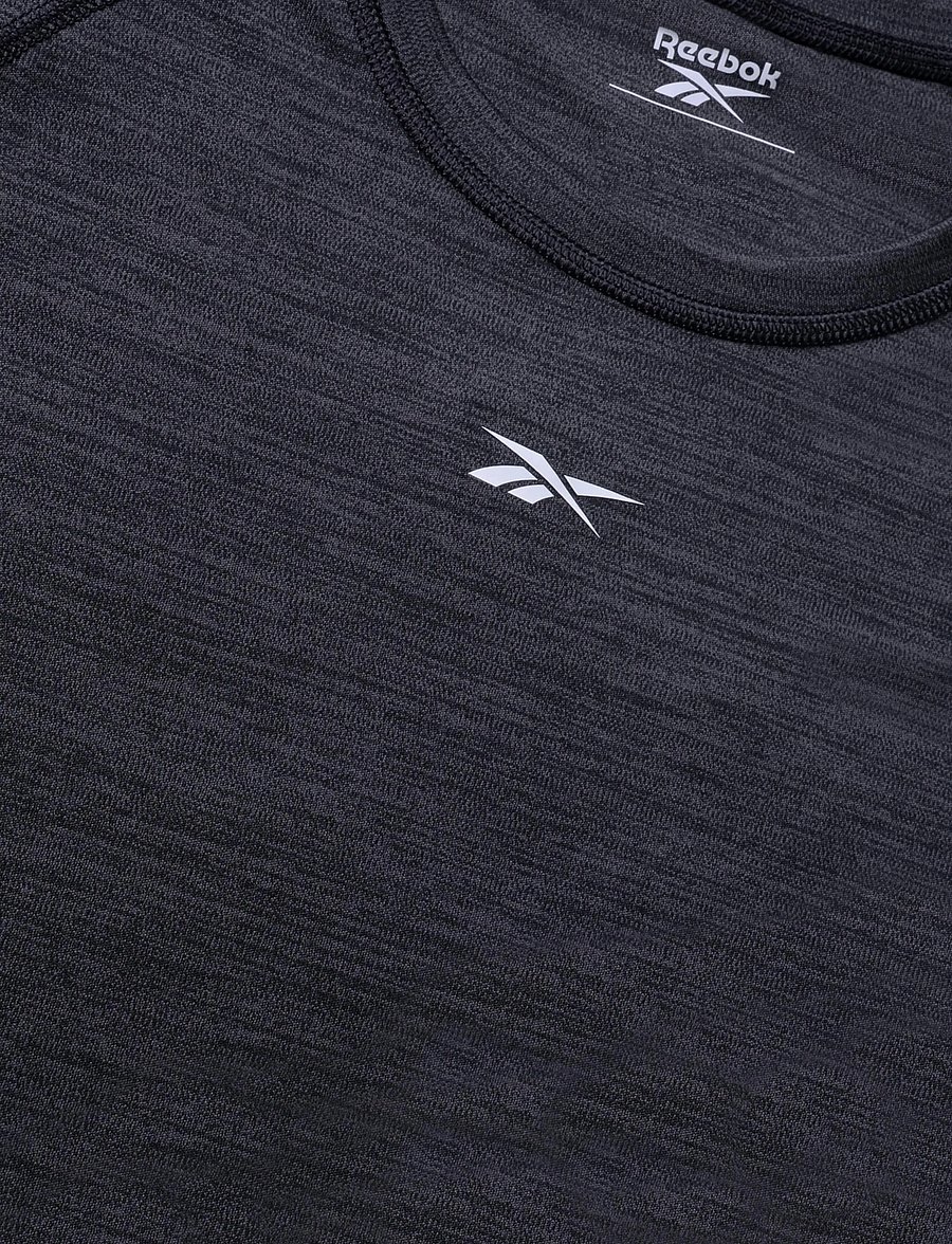 Reebok Performance - ID TRAIN TEE - t-shirts - black melange - 2