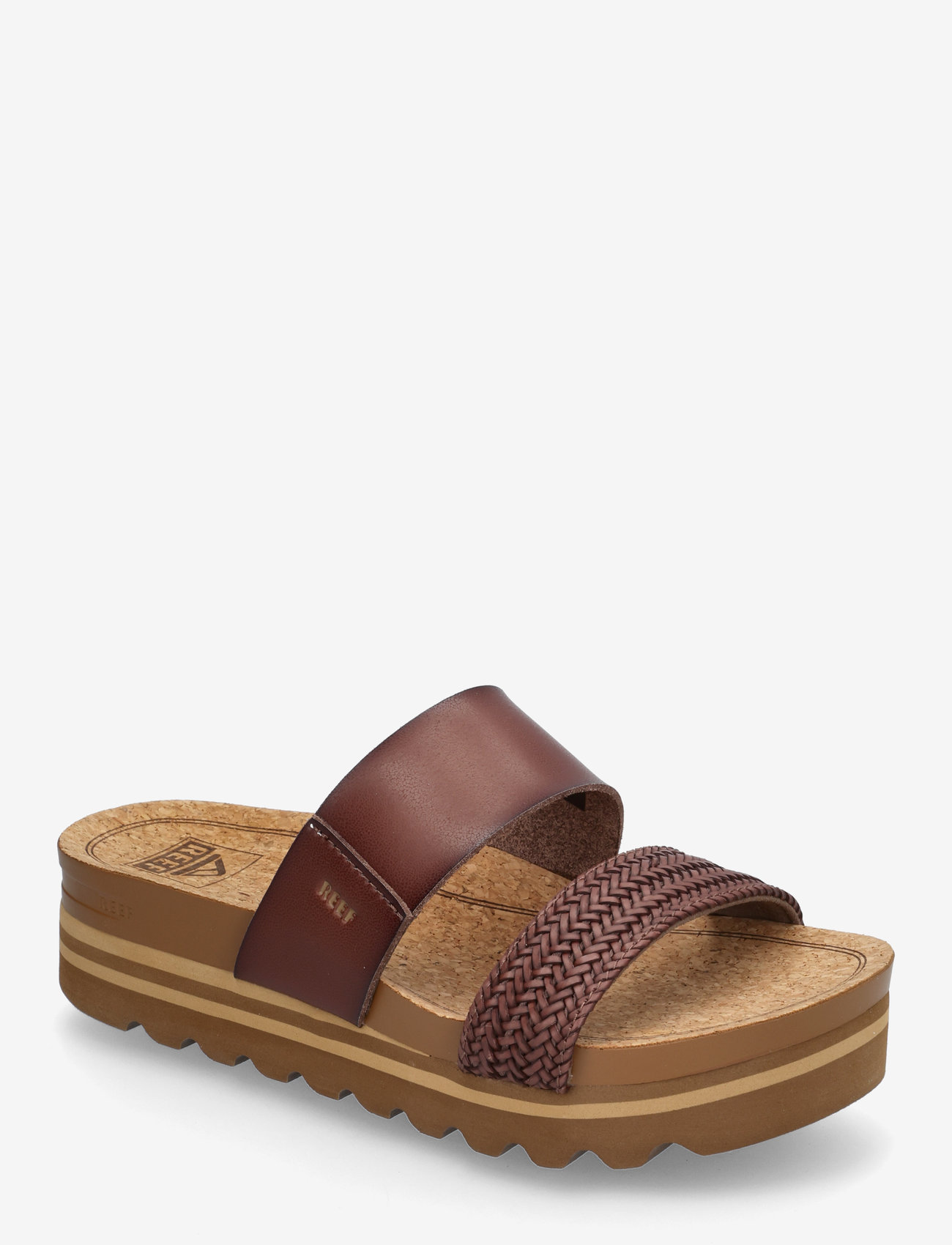 REEF - CUSHION VISTA HI - sandaler & tofflor - chocolate braid - 1