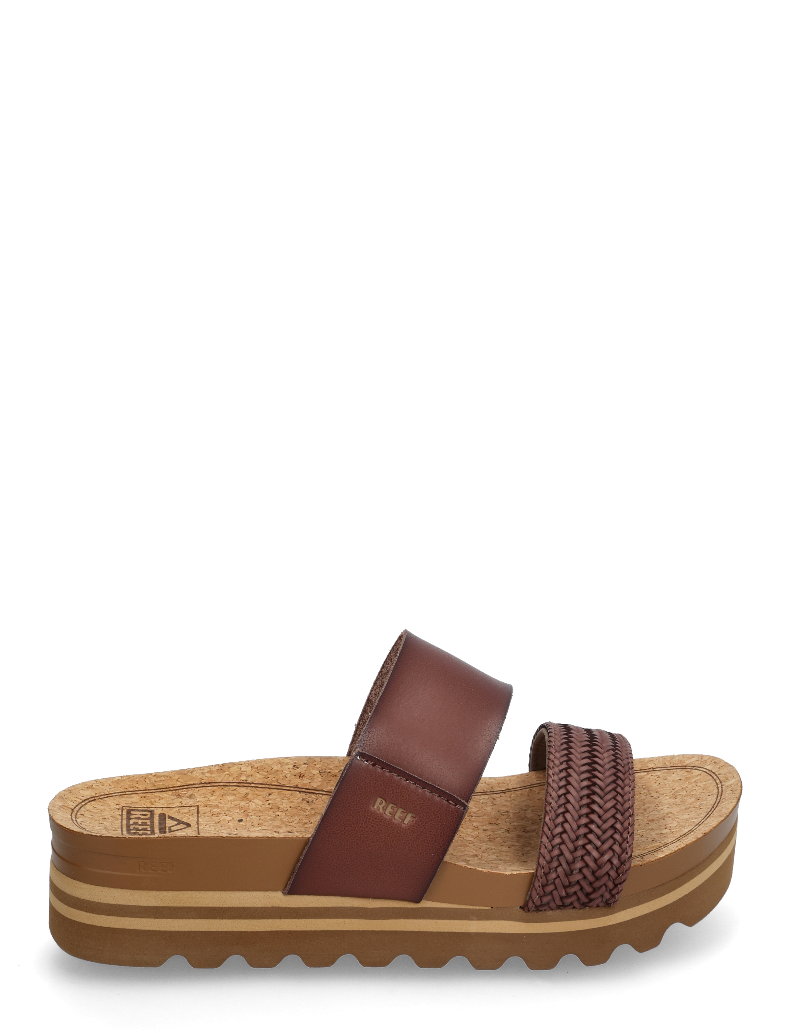 REEF - CUSHION VISTA HI - lässige sandalen - chocolate braid - 2