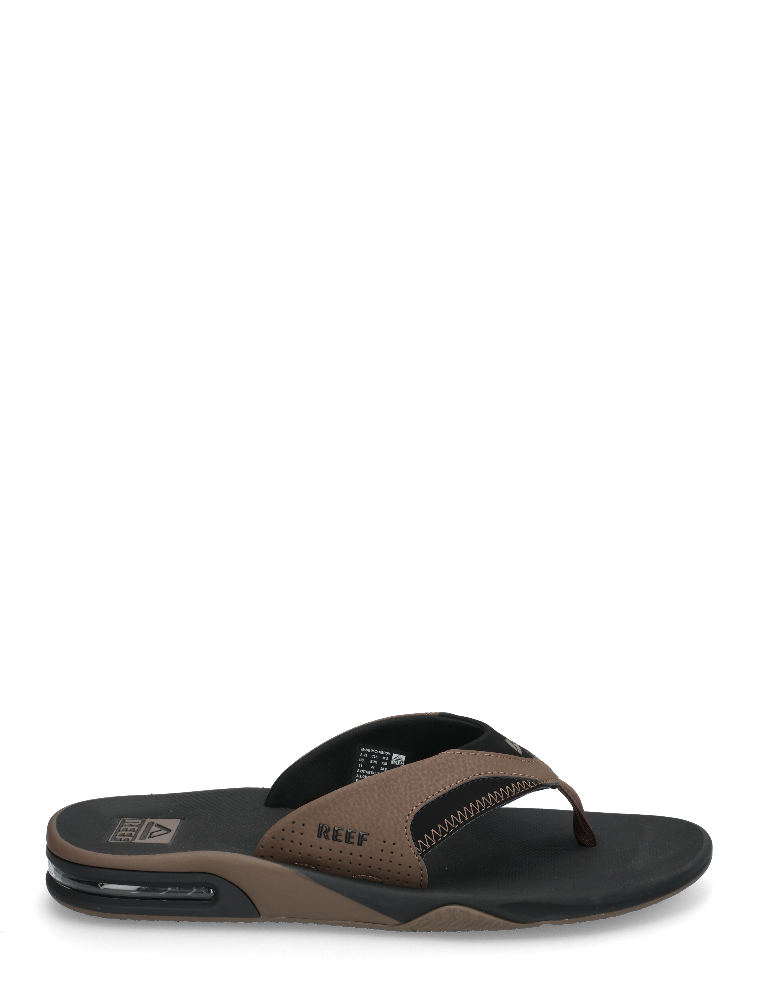 REEF - FANNING - flip flops - black and tan - 2