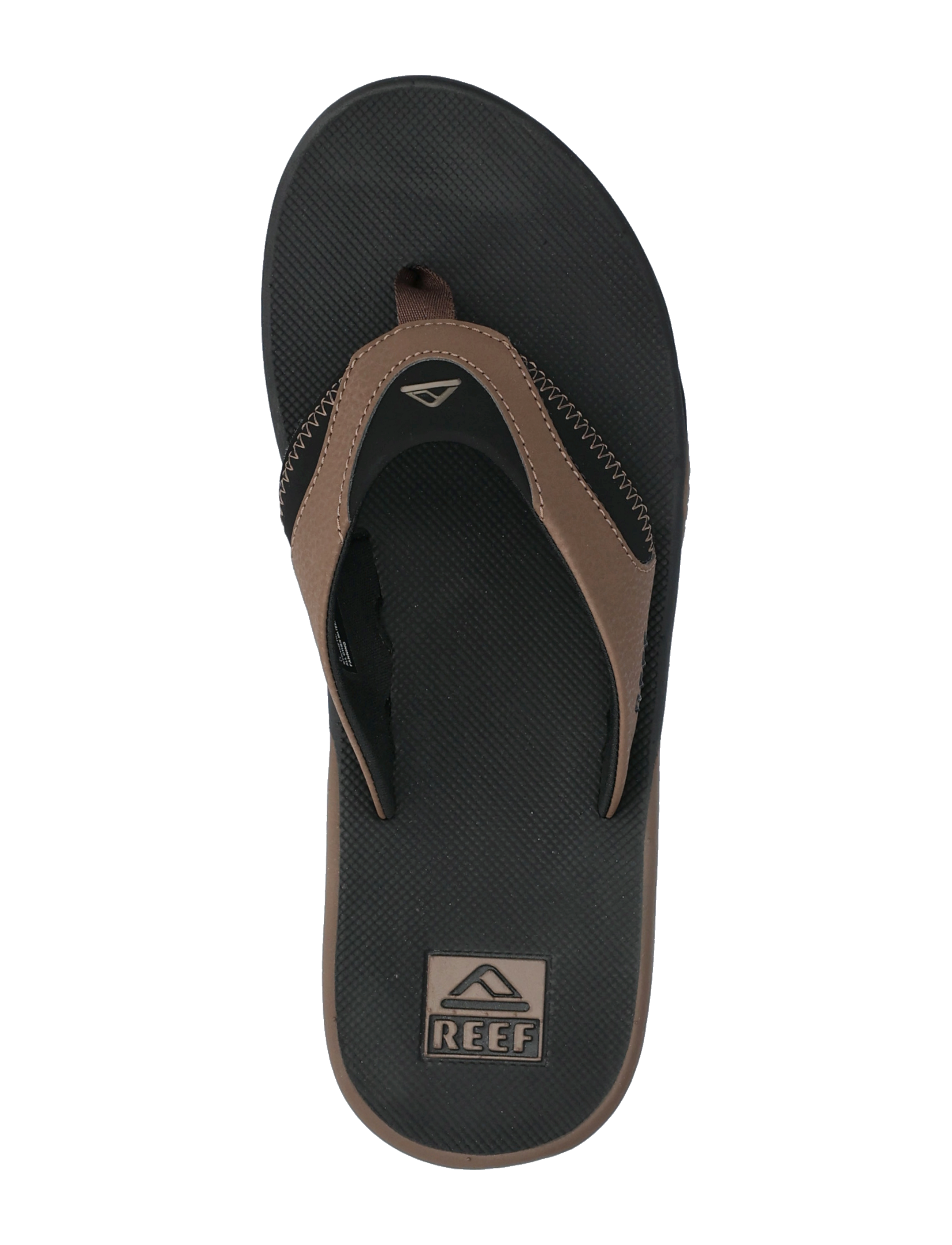 REEF - FANNING - flip flops - black and tan - 4