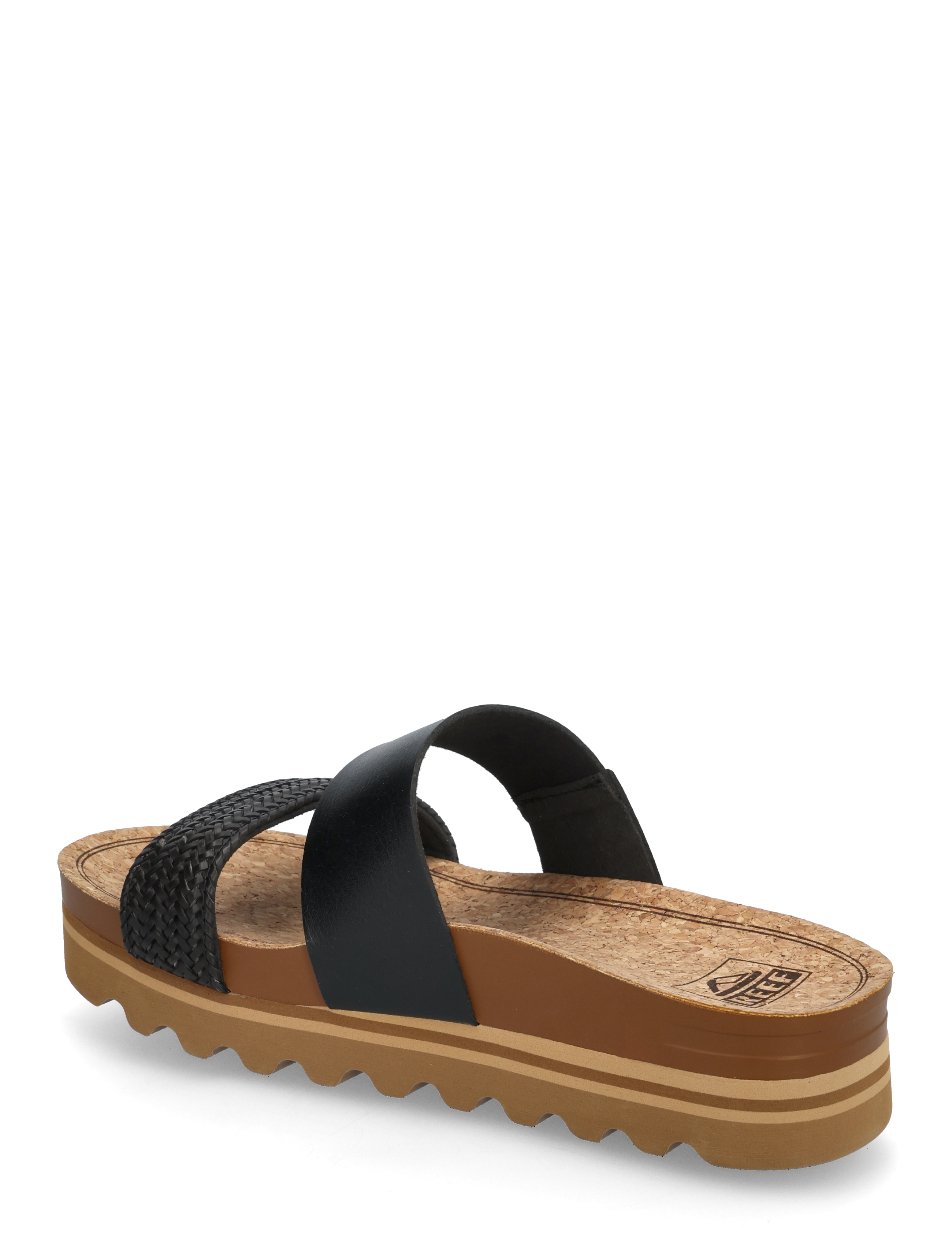 REEF - CUSHION VISTA HI - lässige sandalen - black braid - 3