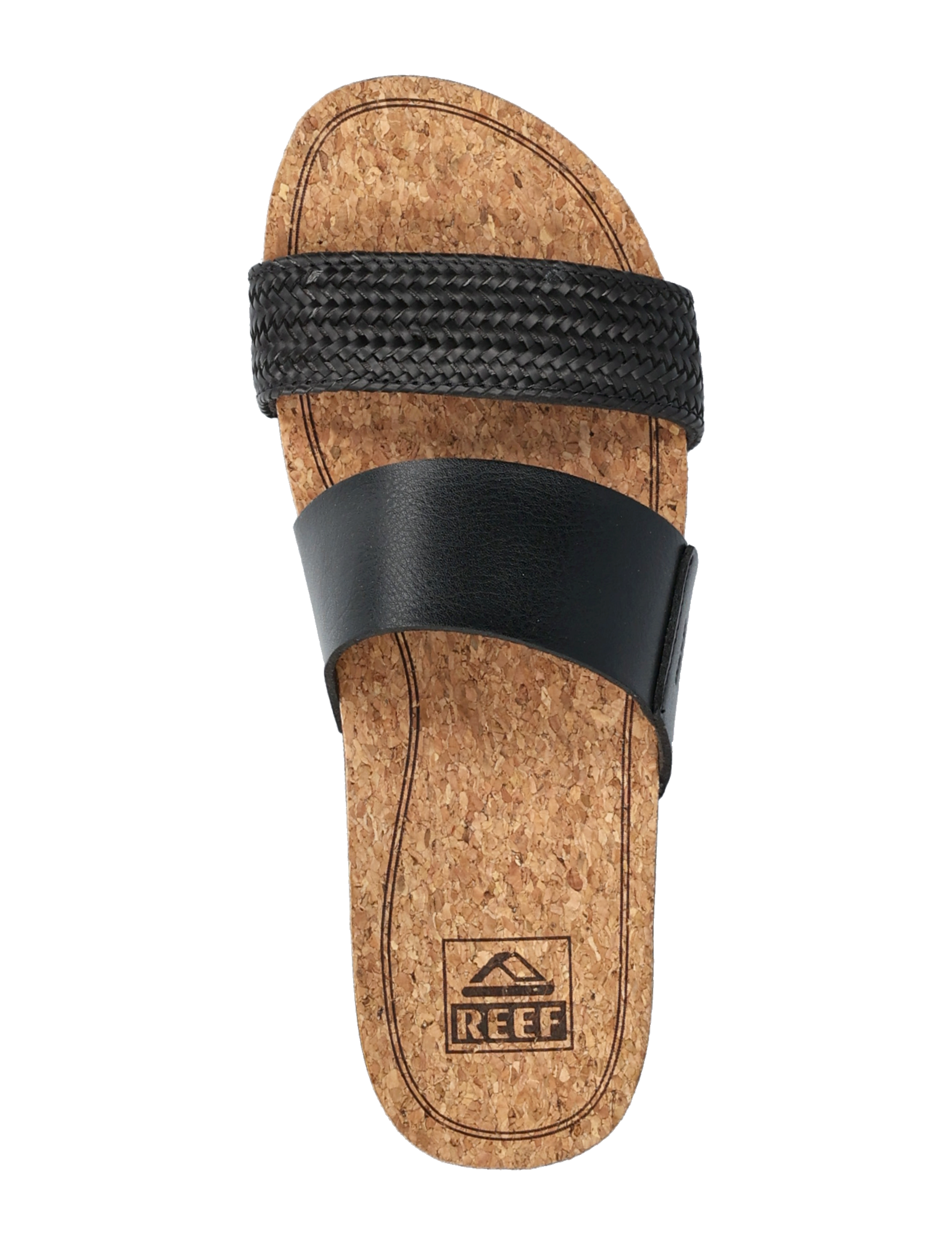REEF - CUSHION VISTA HI - lässige sandalen - black braid - 4