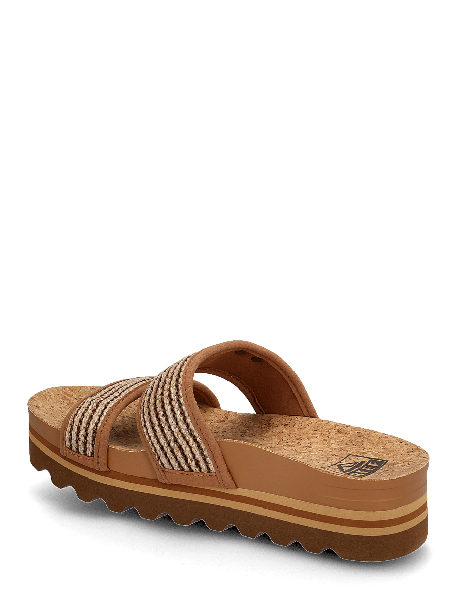 REEF - CUSHION VISTA HI - casual sandaler - chocolate raffia - 2