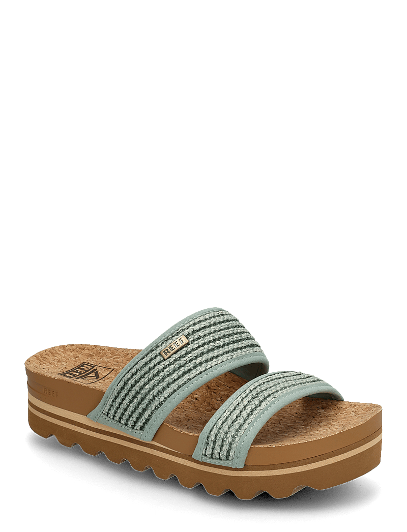 REEF - CUSHION VISTA HI - sandalen & hausschuhe - frosty raffia - 1